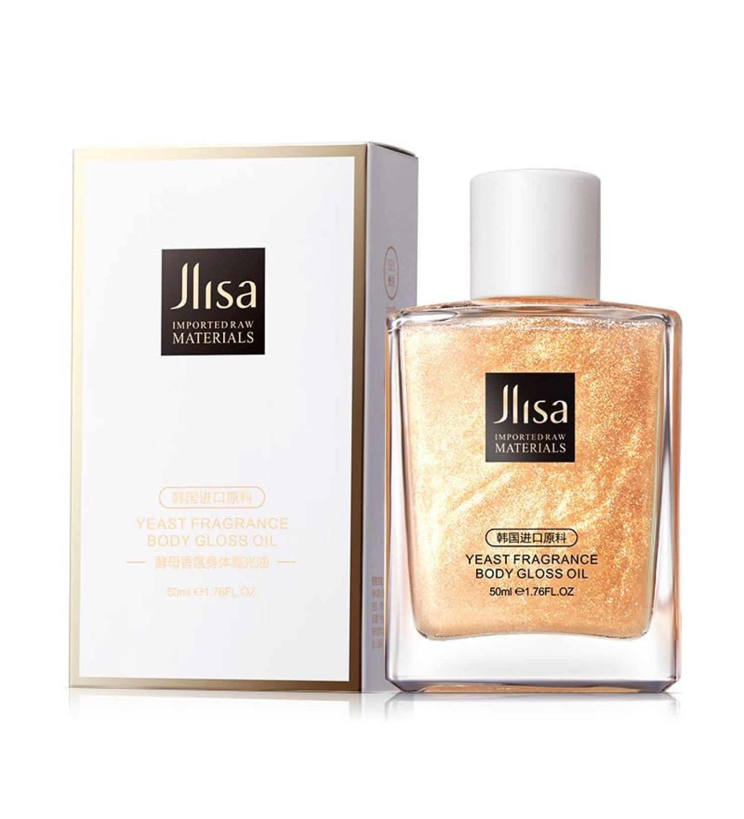 Body Shimmer - Body Oil - Shimmer Body Oil for Face & Body - Body Oil for Women - Non-sticky Body Shimmer Oil - Moisturizing Nourishing Shimmer Body Lotion - Body Oil for Dry Skin