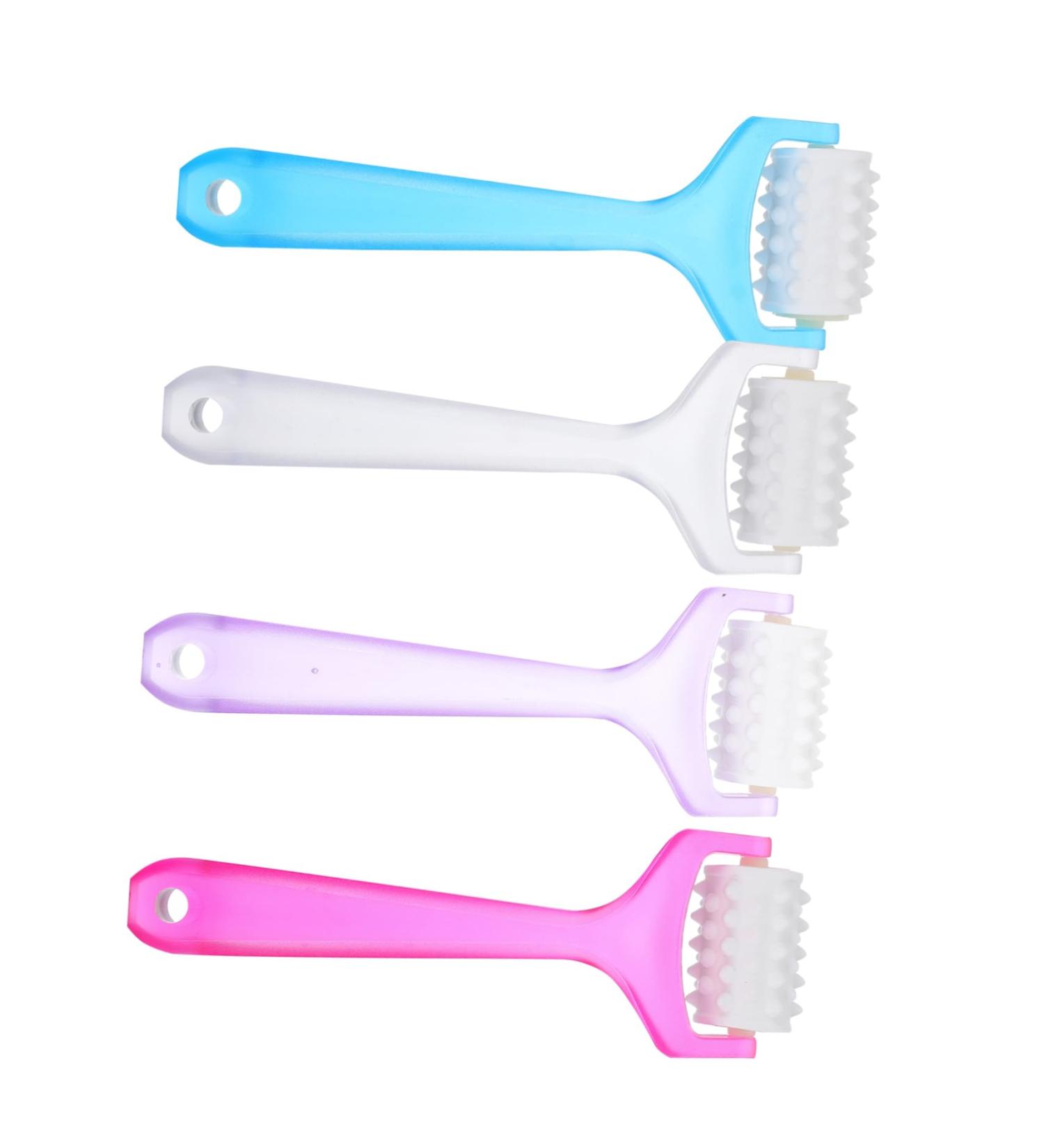 FRCOLOR 4pcs Beauty Massager Set - Face & Body Rollers Jade Gua Sha Tool for Facial Tightening & Relaxation - Buy Online on GoSupps.com