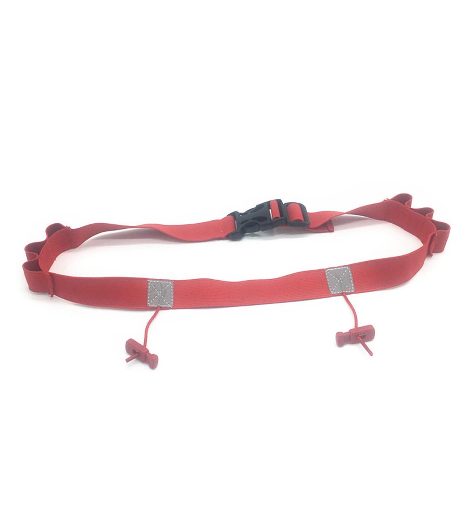 Running Number Belt with Elastic Gel & Reflective Strip for Runners Cyclists & Triathletes - Adjustable Start Number Belt for Triathlons - Buy Online on GoSupps.com