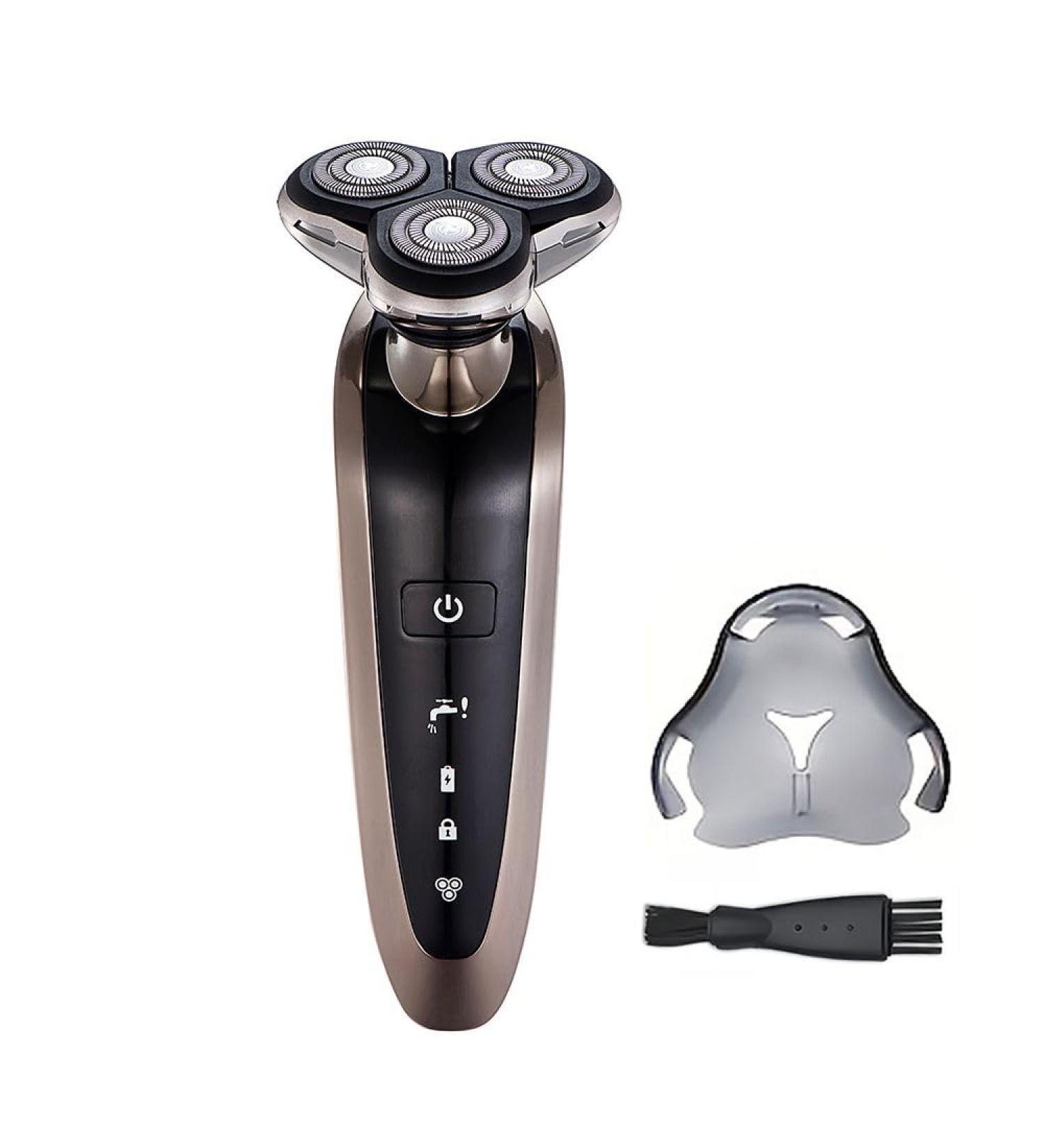 Roziapro Electric Razor for Men Wet and Dry Cordless Rechargeable Electric Shaver with 3D Floating Head IPX6 Waterproof Portable Razor for Men Gray - Buy Online on GoSupps.com