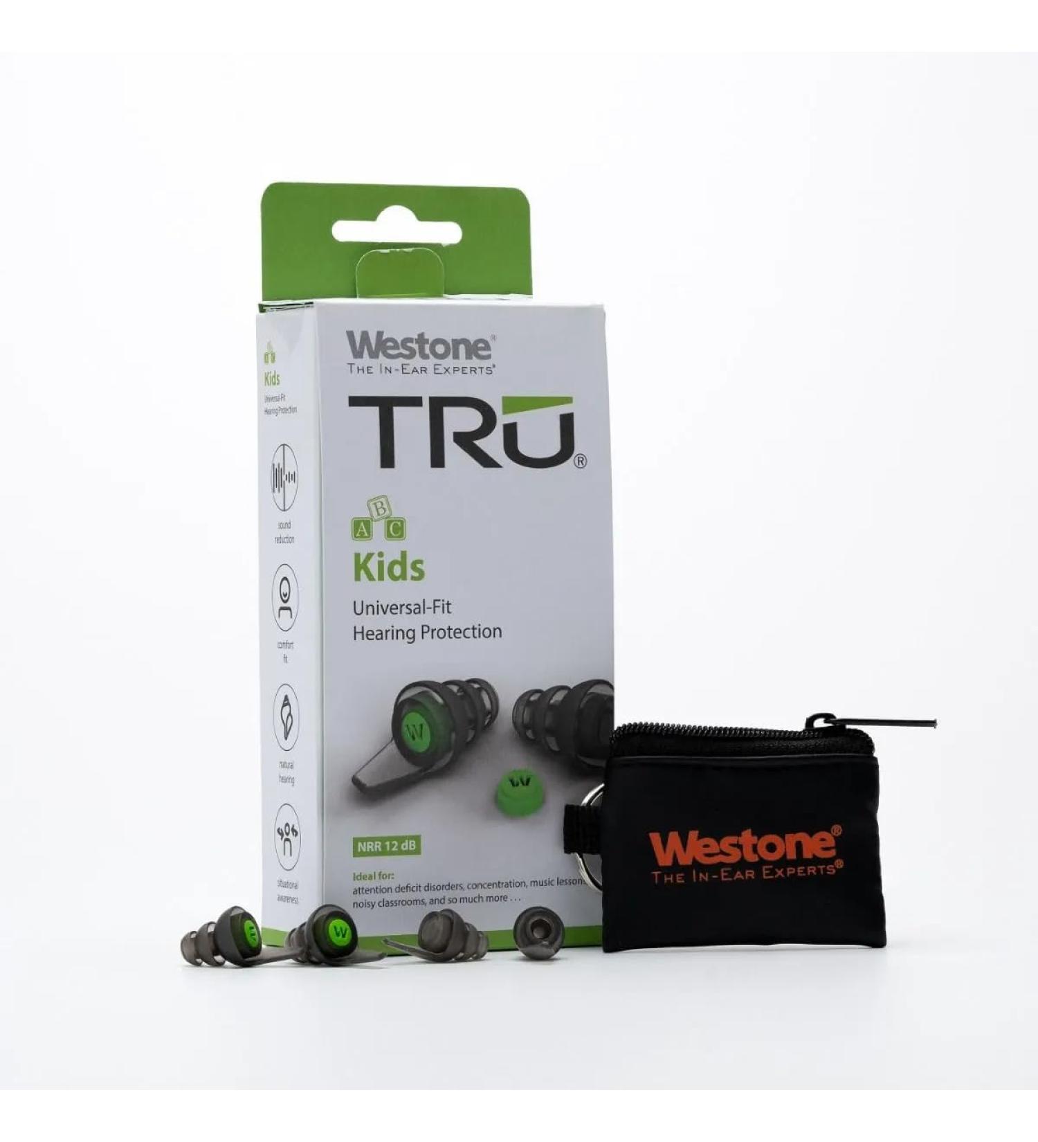 Westone Tru Kids Earplugs - 12dB Noise Reduction for Safe & Comfortable Kids Hearing Protection - Buy Online on GoSupps.com
