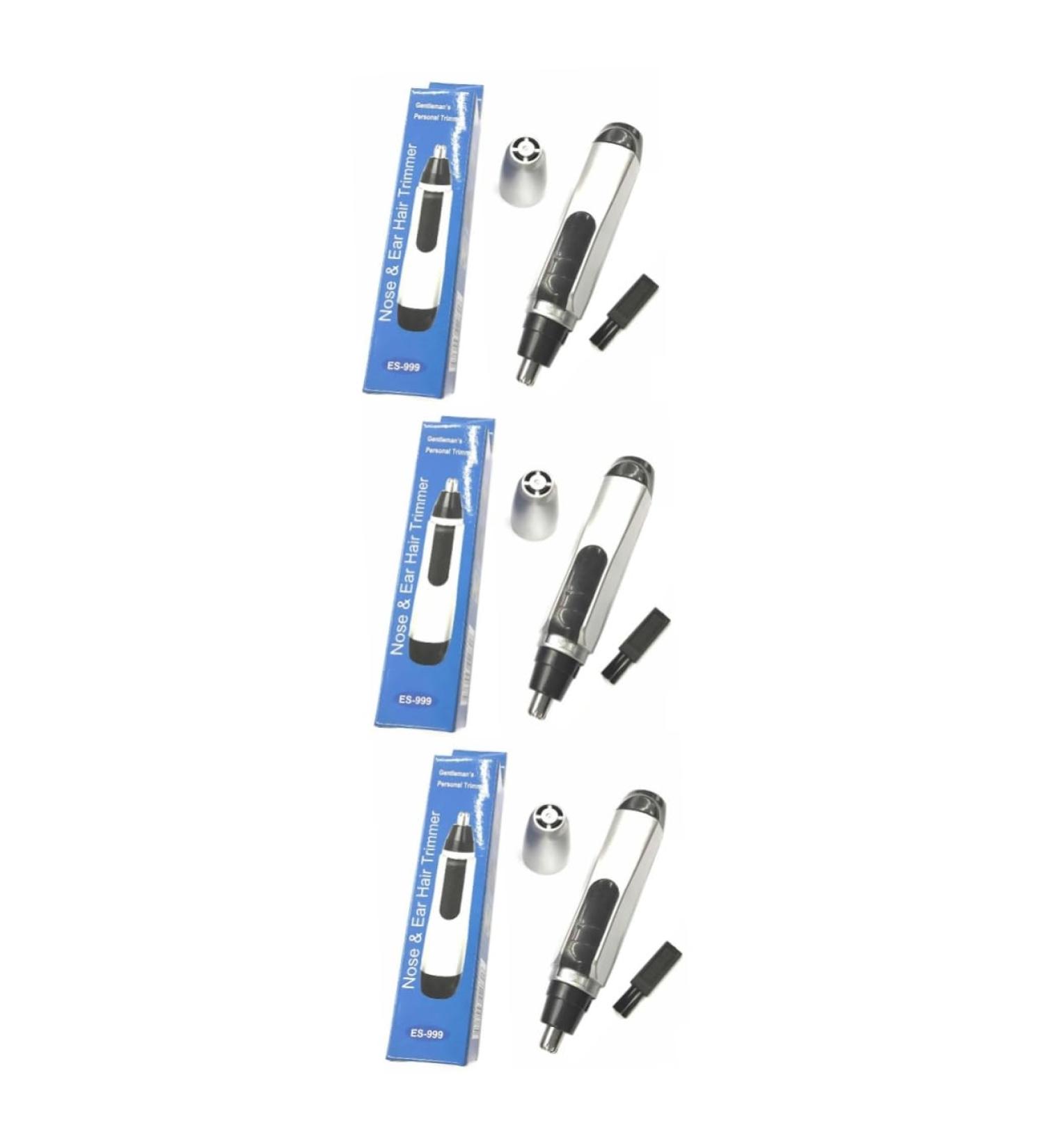Beaupretty 3Pcs Nose Hair Trimmer Hair Removal Nose Hair Trimming Hair Clipper Cleaning mediumx3pcs as shown x 3pcs - Buy Online on GoSupps.com