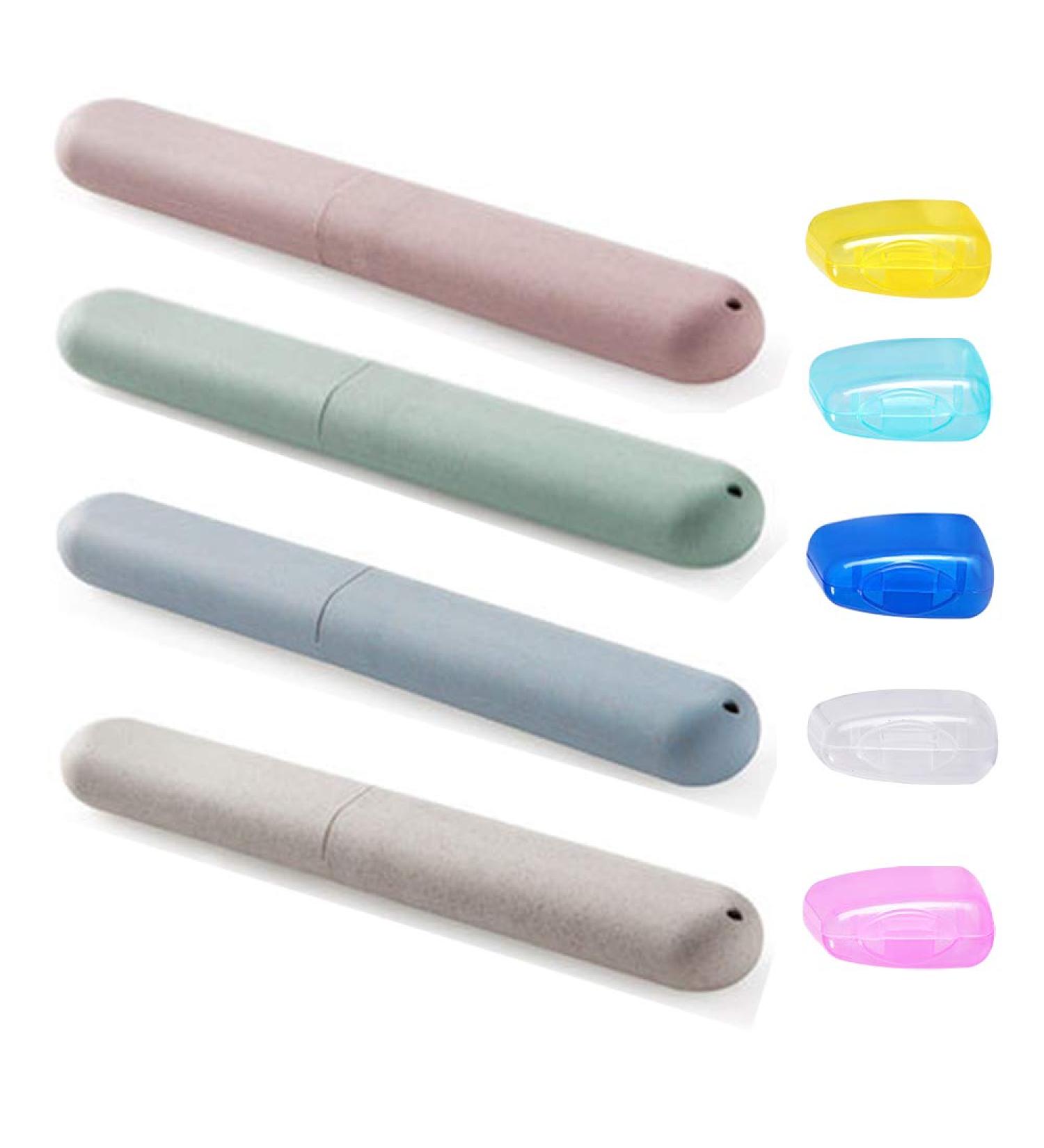 Lamondre Portable Toothbrush Case & Covers - Travel-Friendly Toothbrush Head Protectors | Perfect for International Travel - Buy Online on GoSupps.com