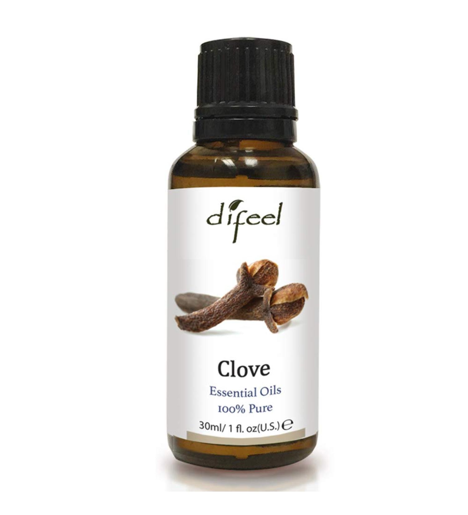 Difeel Essential Oils Extra Premium Grade Clove Oil 1 ounce - Buy Online on GoSupps.com