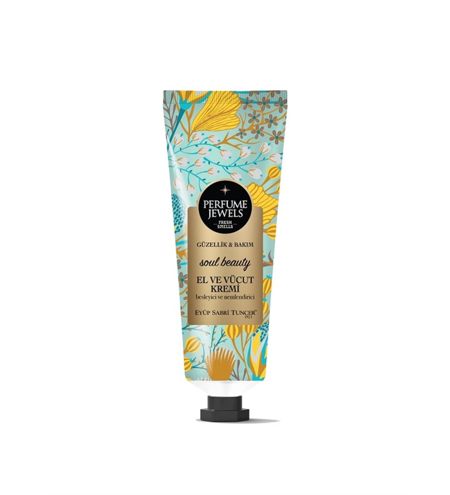 EST 1923 Eyup Sabri Tuncer Perfume Jewels Body Splash Series (SOUL BEAUTY BODY CREAM 50 ML) SOUL BEAUTY 1.7 Fl Oz (Pack of 1) - Buy Online on GoSupps.com