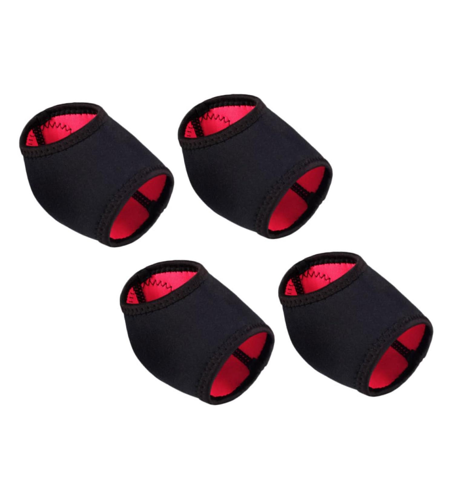 NOLITOY Ankle Cushion Heel Socks - 2 Pairs Protective Pads for Soccer & Football | Breathable Plantar Inserts for Men & Women - Buy Online on GoSupps.com