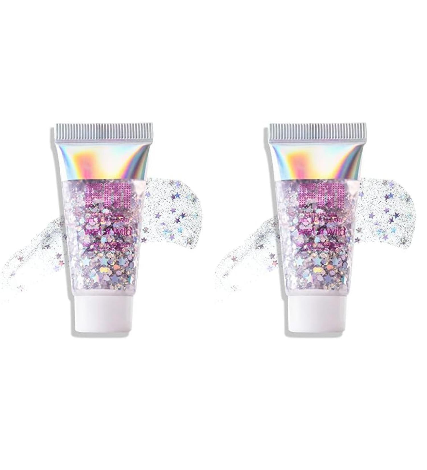 Body Glitter by Wet n Wild Fantasy Makers - Silver Glitter Gel (Pack of 2) | Shop Internationally - Buy Online on GoSupps.com
