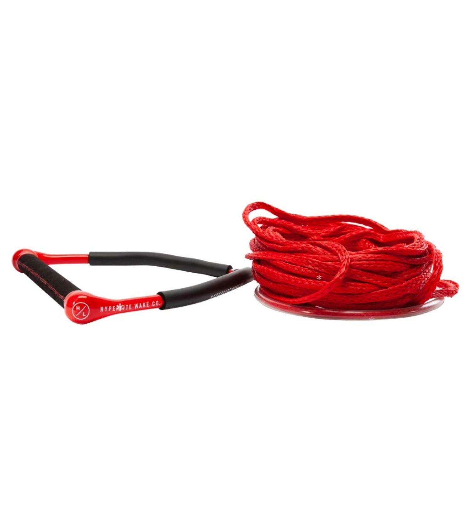 Hyperlite CG Wakeboard Handle W/Poly E Mainline Red