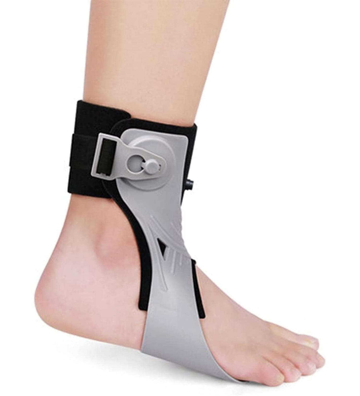 Drop Foot Brace Orthosis - Inflatable Airbag Support for Hemiplegia Ankle Stabilizer for Walking - Large Right (B/Right) | International Shipping Available - Buy Online on GoSupps.com