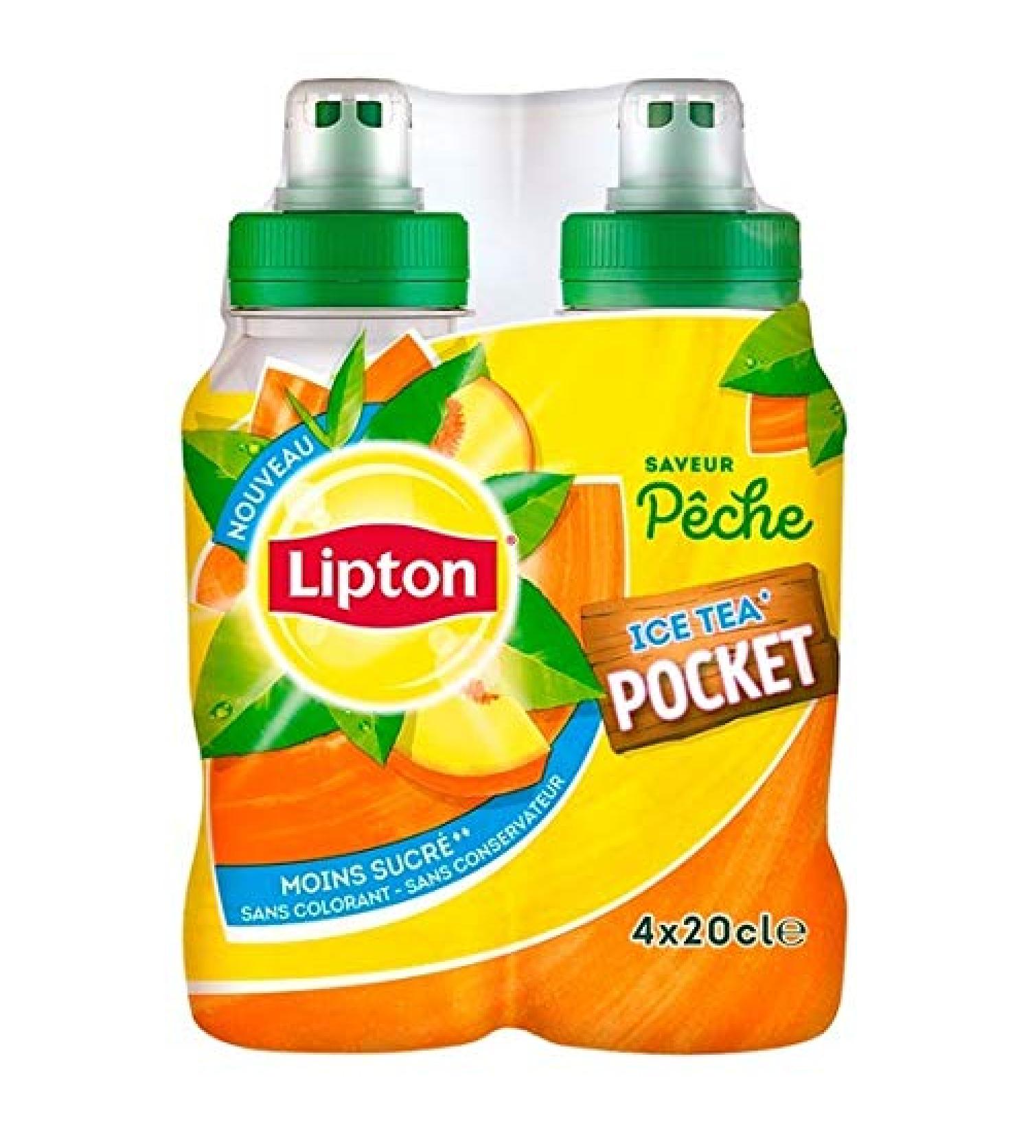 Lipton Lipton peach - 4 bottles of 20cl