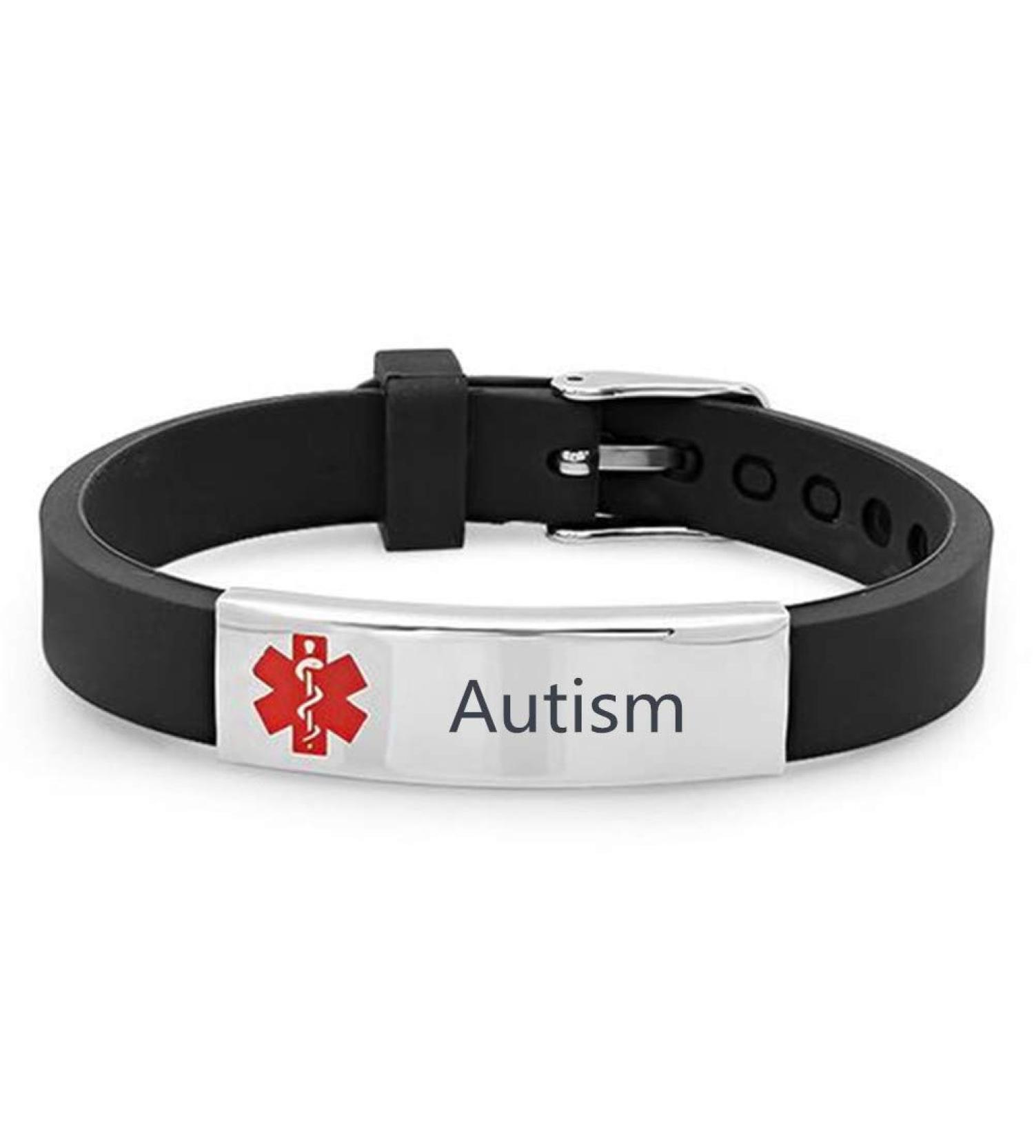 Personalized Medical Alert Bracelet | Emergency ID for Men Women & Kids | Disease Awareness - Shop Now - Buy Online on GoSupps.com