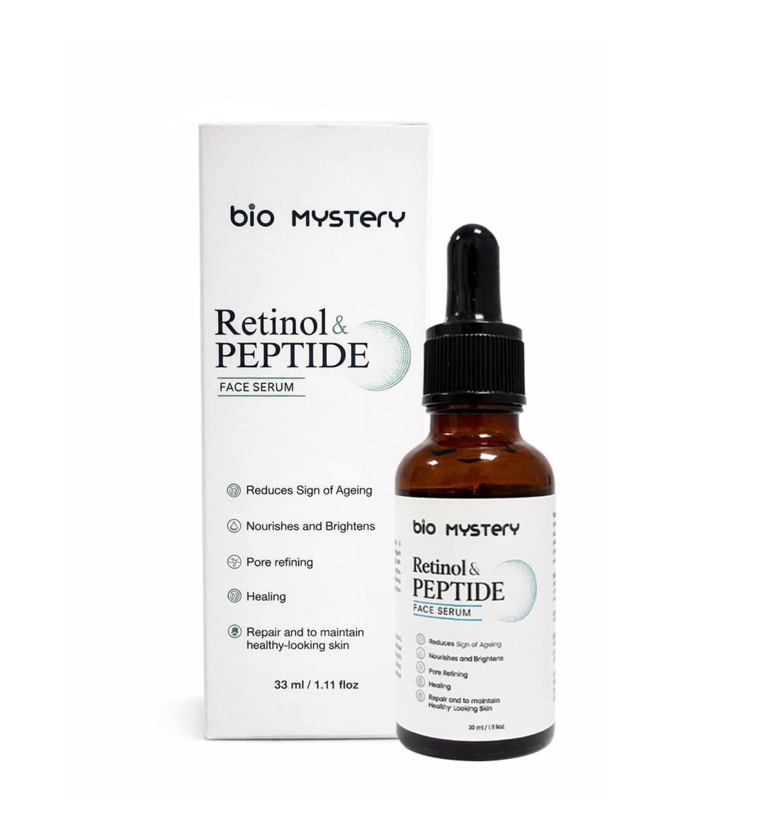 Retinol & Peptide Face Serum (33ml / 1.12 Ounce) Retinol & Peptide Serum 33ml - Buy Online on GoSupps.com