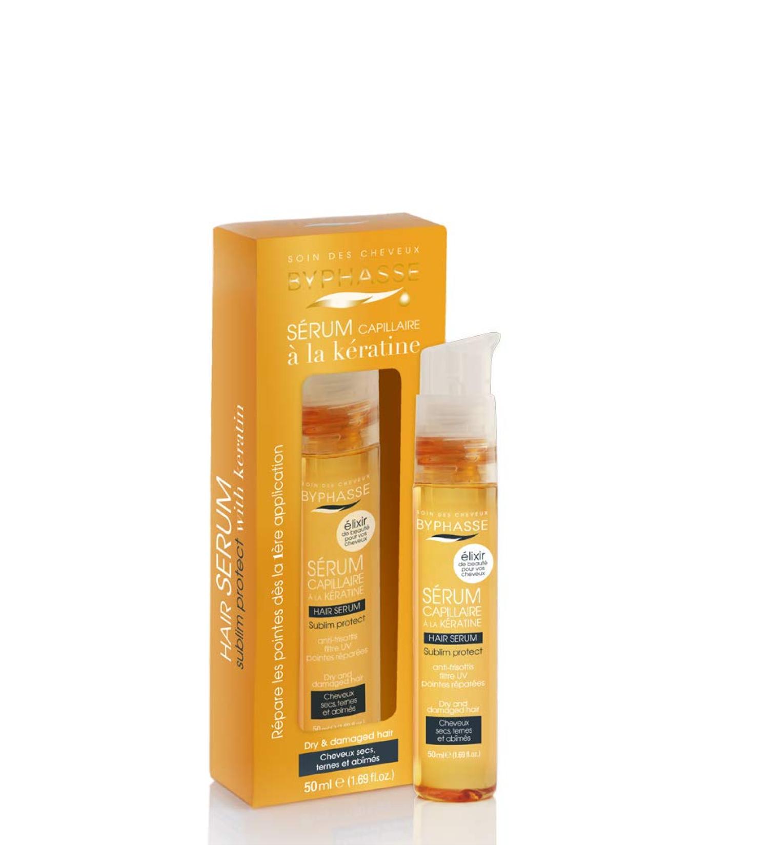 Byphasse - Sublim protect hair serum with keratin for dry hair - Buy Online on GoSupps.com