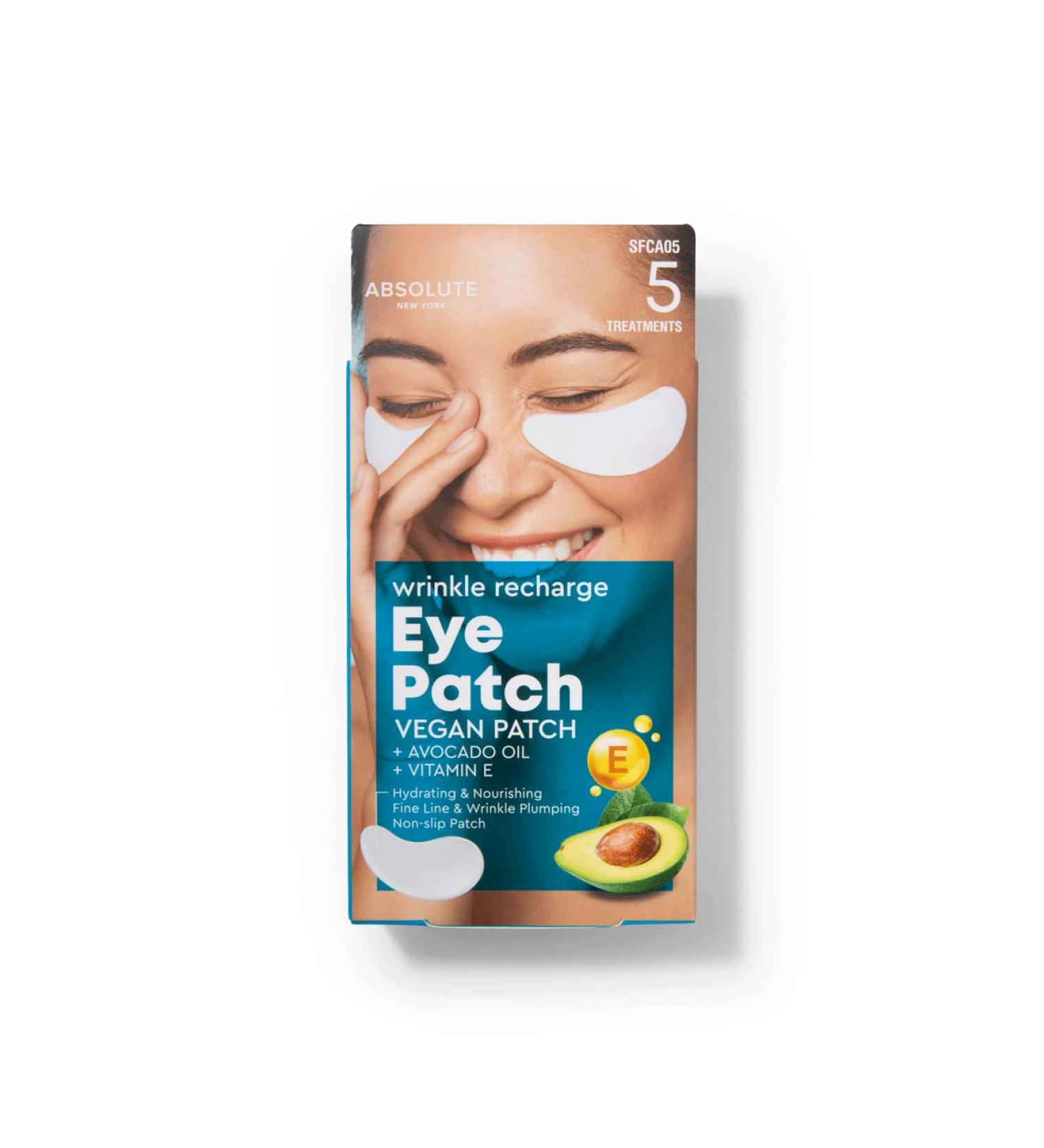 Shop Absolute New York Wrinkle Free Avocado Eye Patch - Boost Your Eyes & Get Free Worldwide Shipping - Buy Online on GoSupps.com