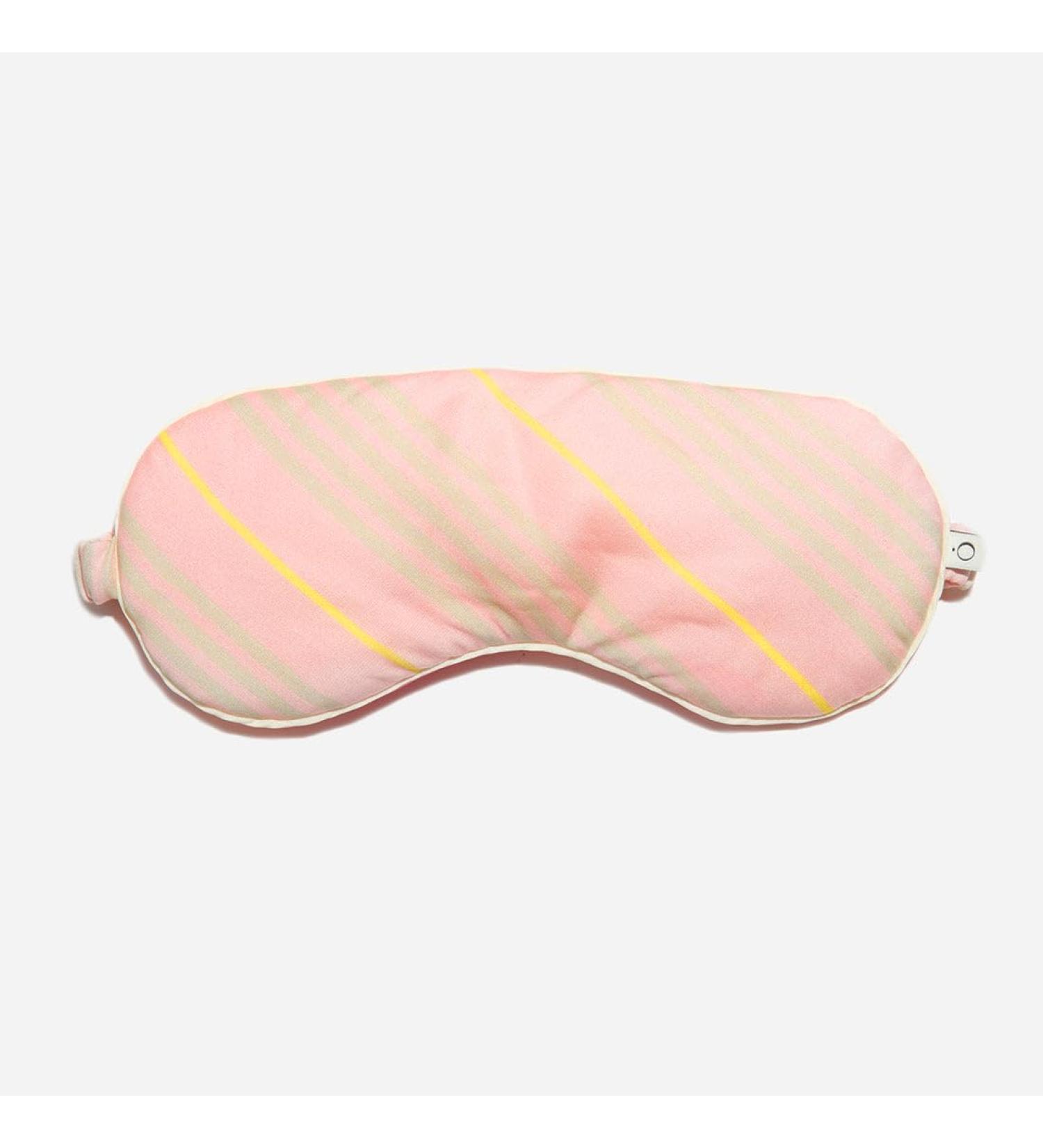 Shop Striped Soft Tencel Sleep Mask | Bubbles Wide Stripe - Luxury Comfort for Restful Sleep | International Shipping Available - Buy Online on GoSupps.com