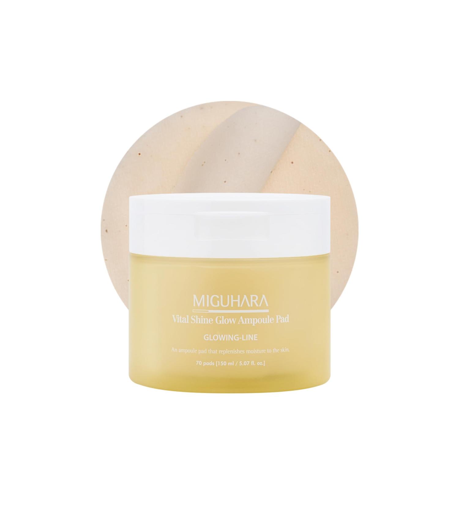 Vital Shine Glow Ampoule Pad - Brightening Toner Pad 150ml | International Shipping Available - Buy Online on GoSupps.com