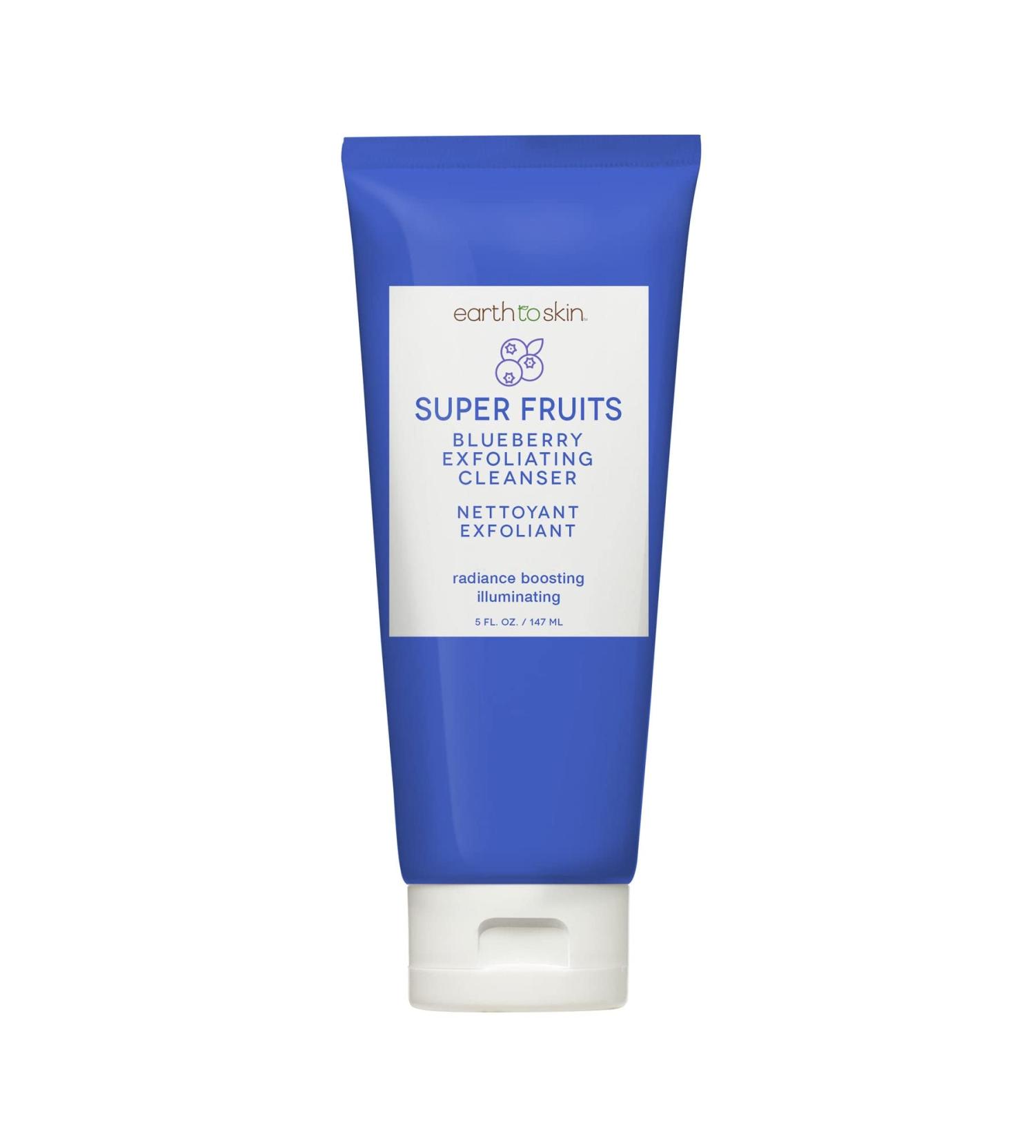 Buy Super Fruits Blueberry Exfoliating Cleanser - Earth To Skin (5.0 Fl Oz) | International Shipping Available - Buy Online on GoSupps.com