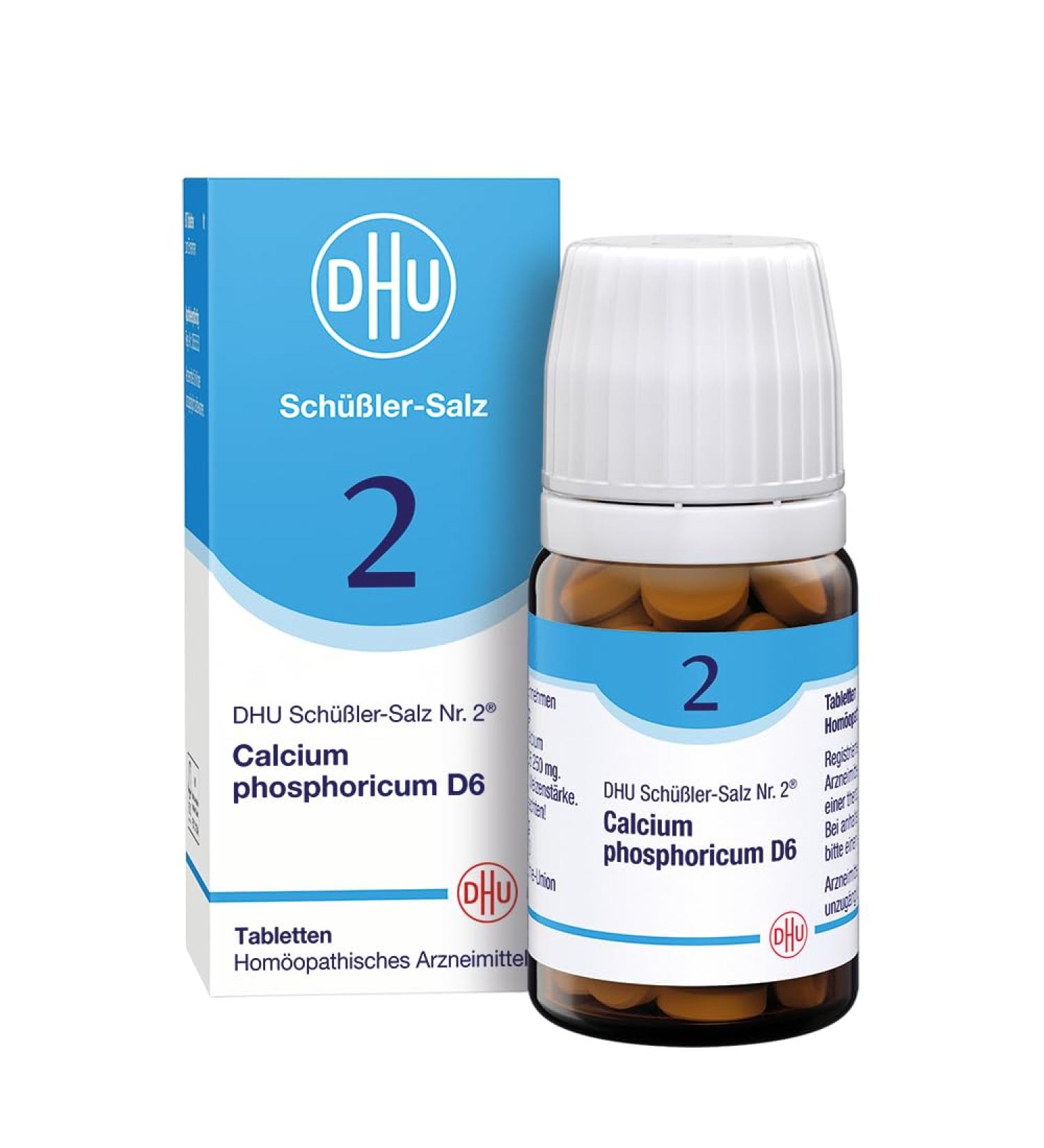 Buy DHU Sch ßler-Salt No. 2 Calcium Phosphoricum D6 - Eco-Friendly 80 Tablets for Bone & Teeth Health | International Shipping - Buy Online on GoSupps.com