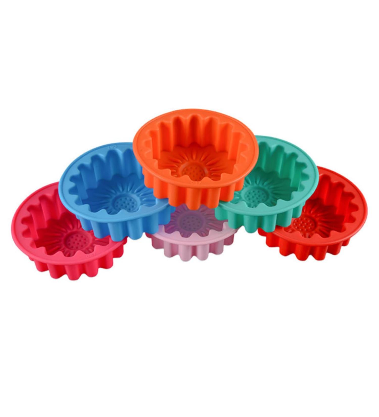 OUNONA Cakesicles Mold Silicone Bakeware Muffin Candy Molds De para Gelatinas Flower Pattern Cake Mold Silicone Ice Cube Molds Silicone Candy Mold Chocolate Ice Cubes Self Made - Buy Online on GoSupps.com