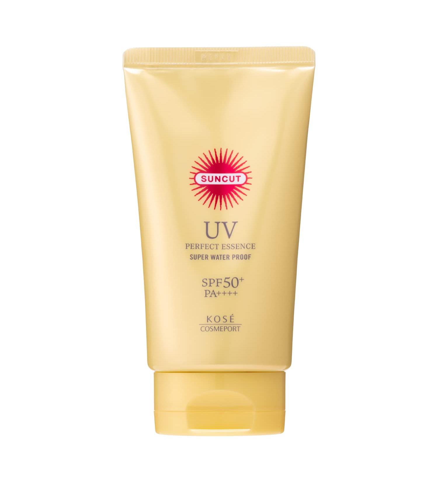 KOSE SUNCUT Perfect UV Essence 60g - Fragrance-Free | SPF Protection | Sunscreen - Buy Online on GoSupps.com