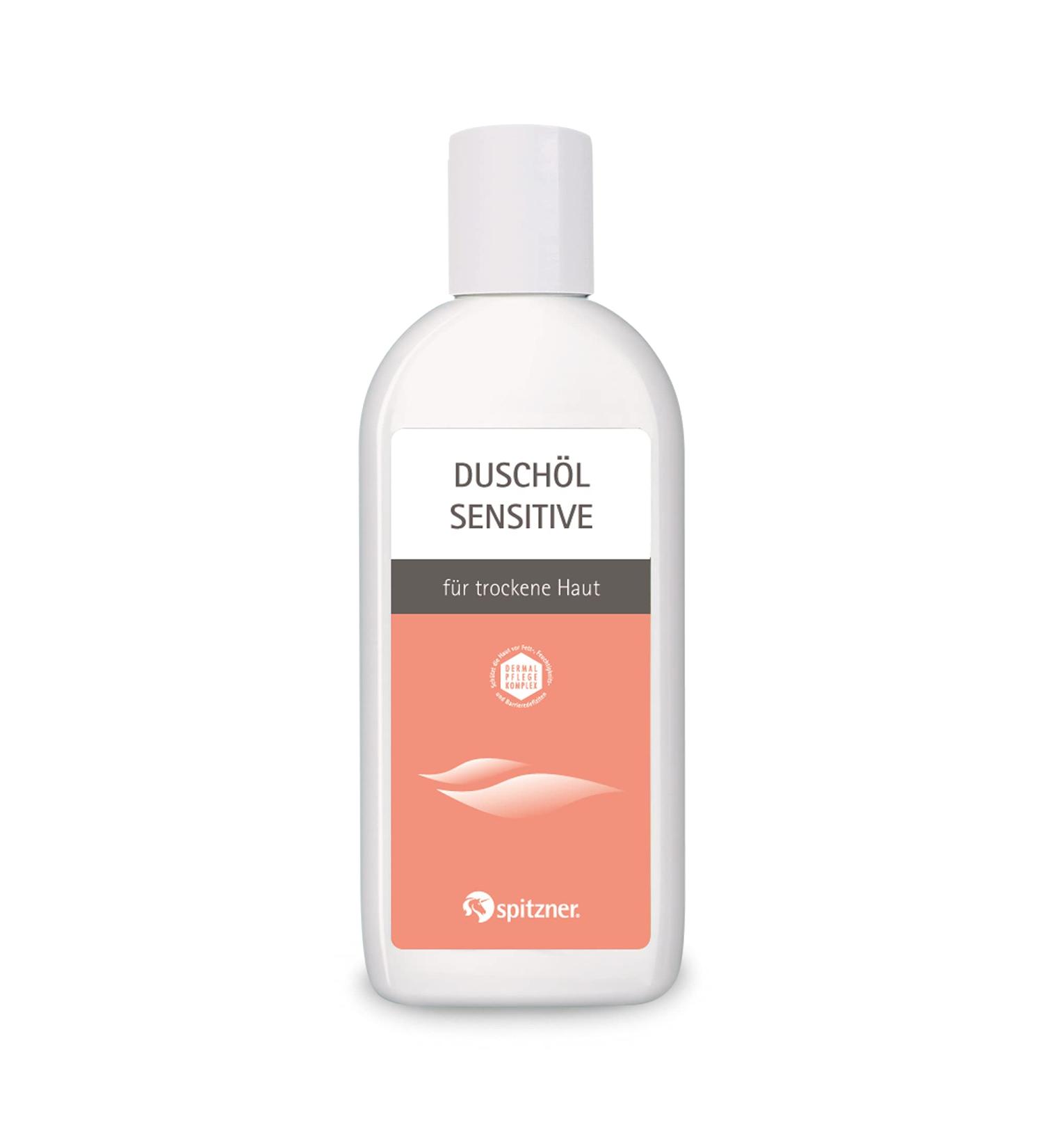 Spitzner Shower Oil Sensitive 200ml - Dermatologically Tested Dry Skin Care | Medicinal Quality Intensive Moisture - Buy Online on GoSupps.com