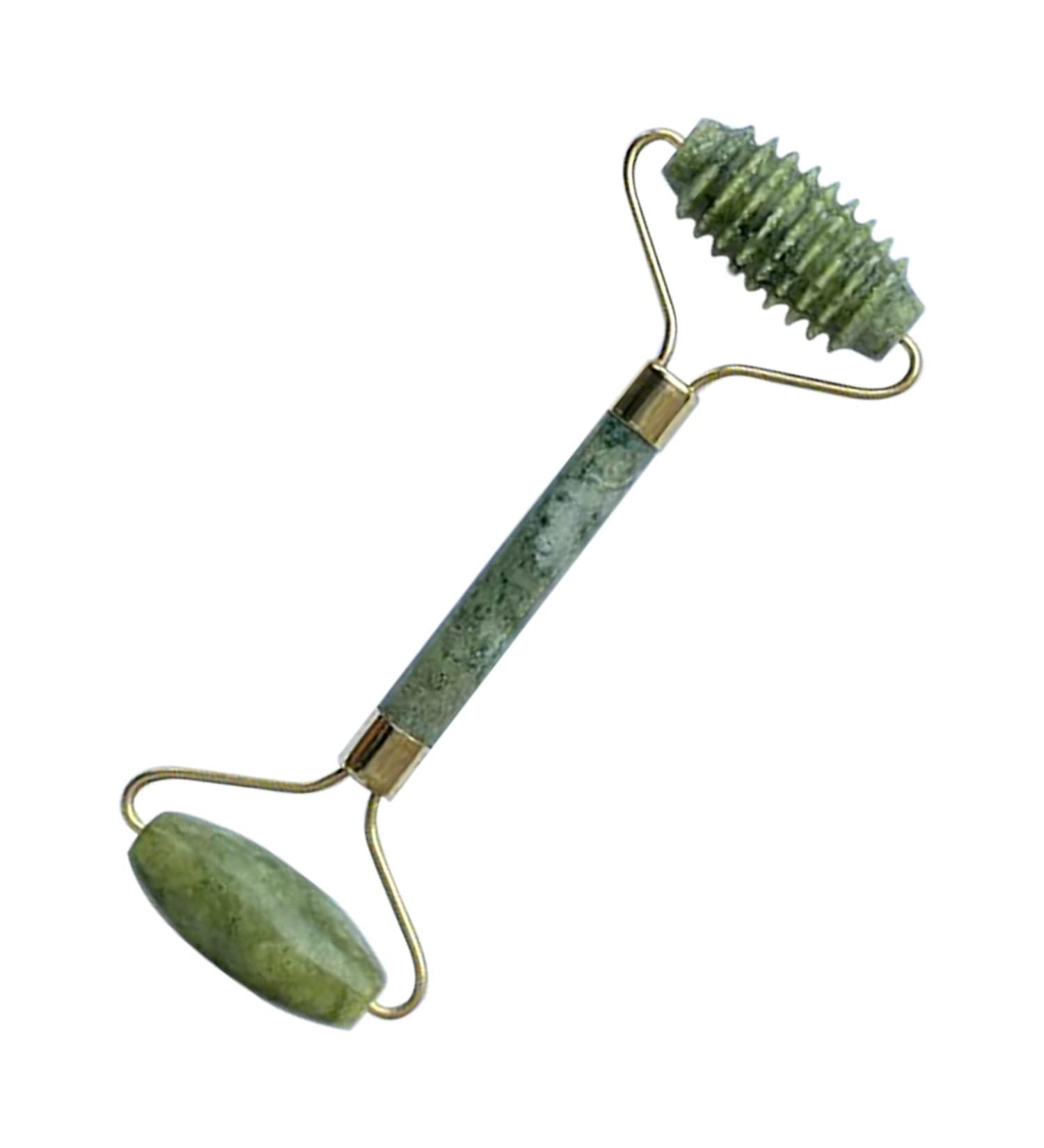 Jade Roller - Natural Anti-Aging Facial Roller Tool for Eye Puffiness Wrinkle Removal & Skin Care - Buy Online on GoSupps.com