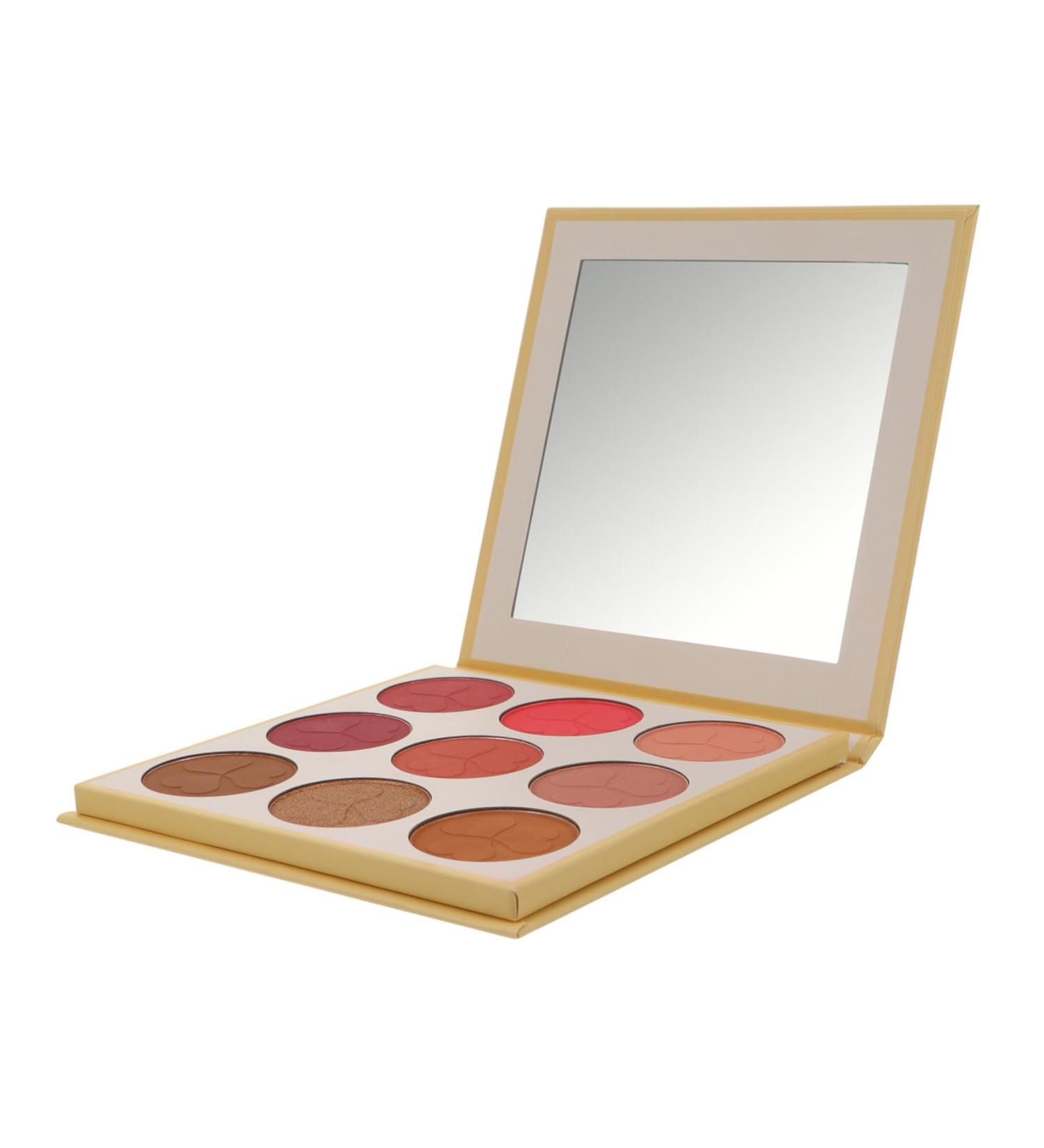 Healeved 1pc 9 Loose Powder Makeup Palette Makeup Pallet Makeup Blush Kit Cosmetic Powder Facial Beauty 1 g (Pack of 1) Assorted Color - Buy Online on GoSupps.com