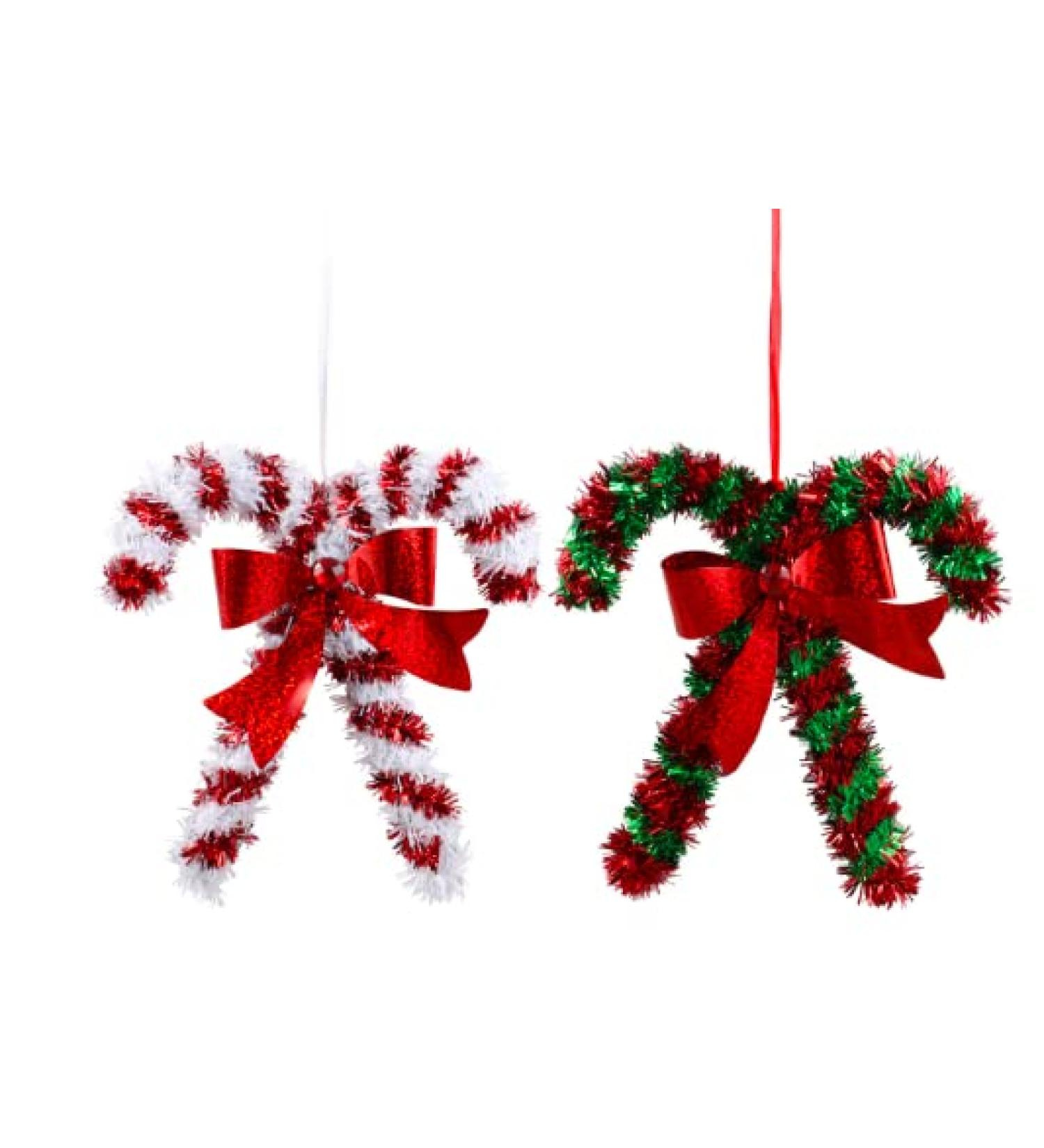 Christmas House Candy Cane Decorations 6.5x6.25 in. (White) - Buy Online on GoSupps.com