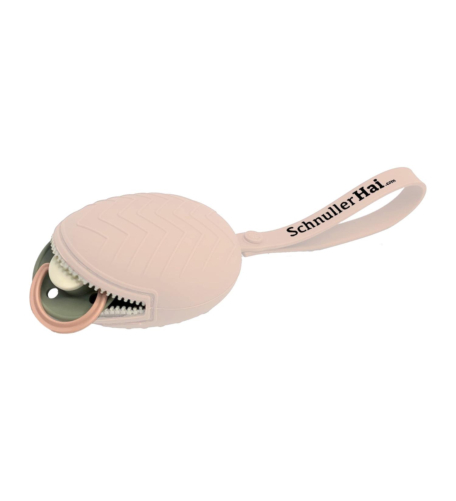 SchnullerHai Blush pacifier bag practical for storing 2 pacifiers pacifier box with flexible fastening