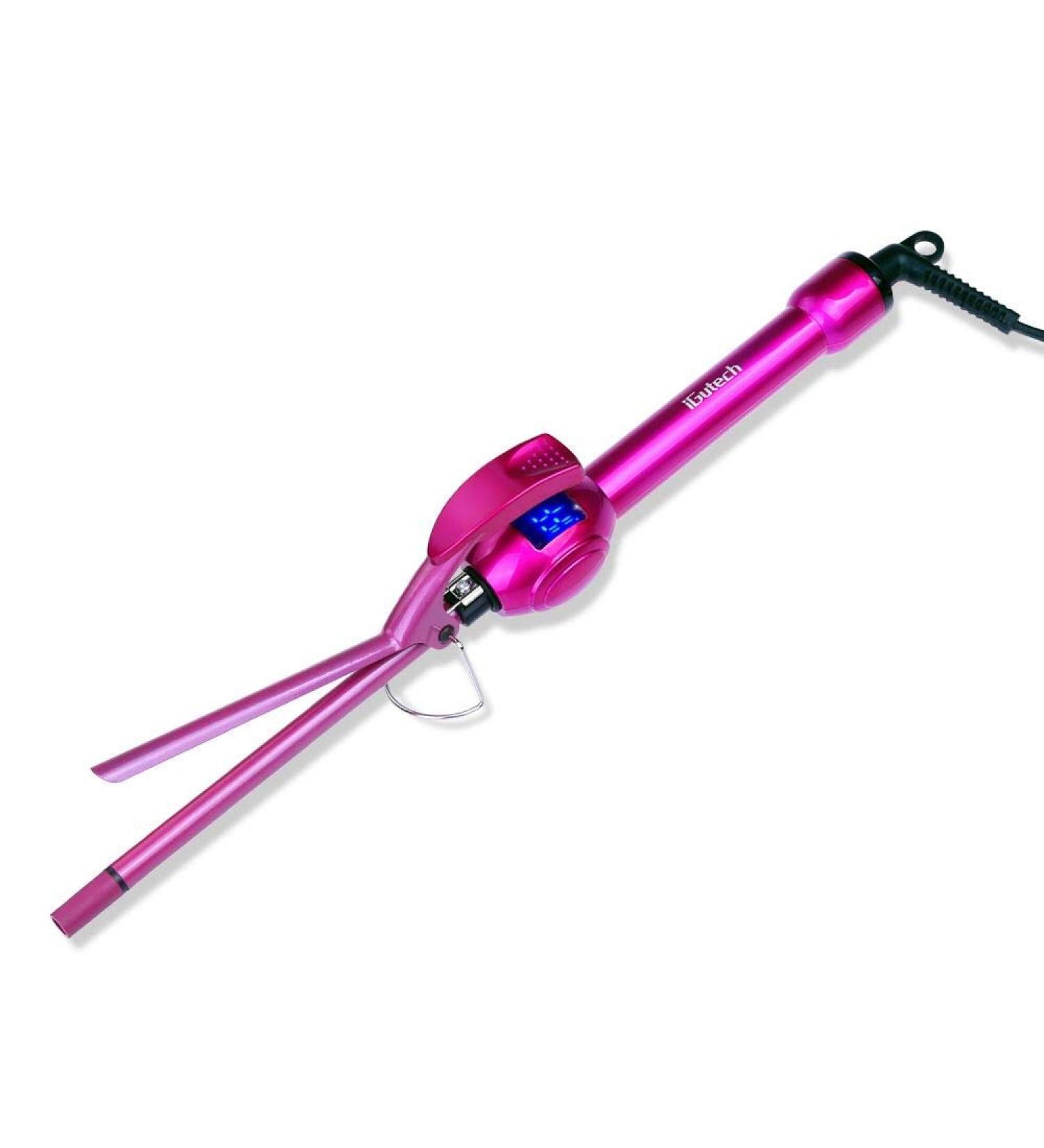 iGutech 9mm Ceramic Curling Iron for Long & Short Hair - 3/8 Inch Barrel - Buy Online on GoSupps.com