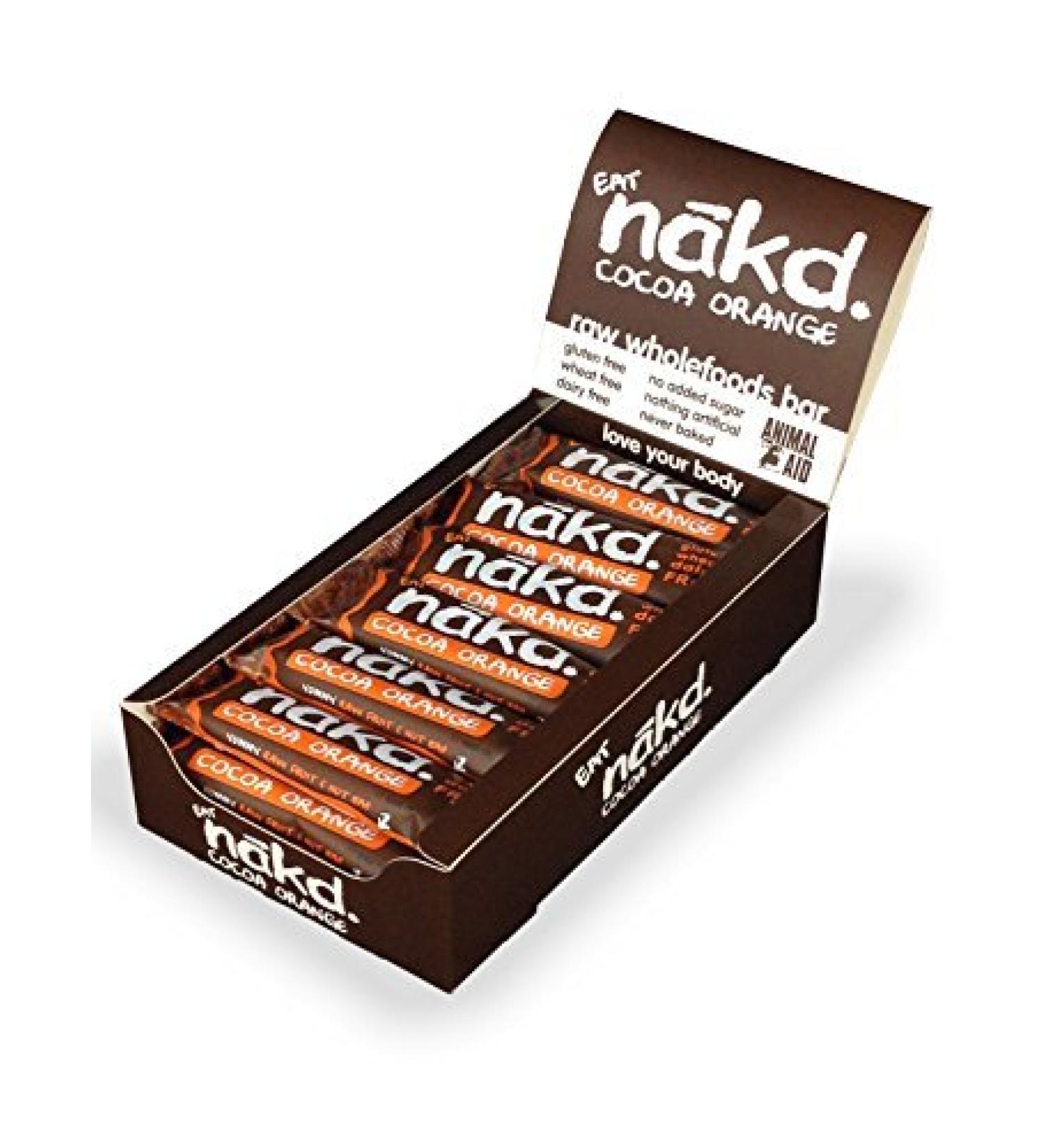 Nakd Nakd Cacao Orange - 18 x 35 g