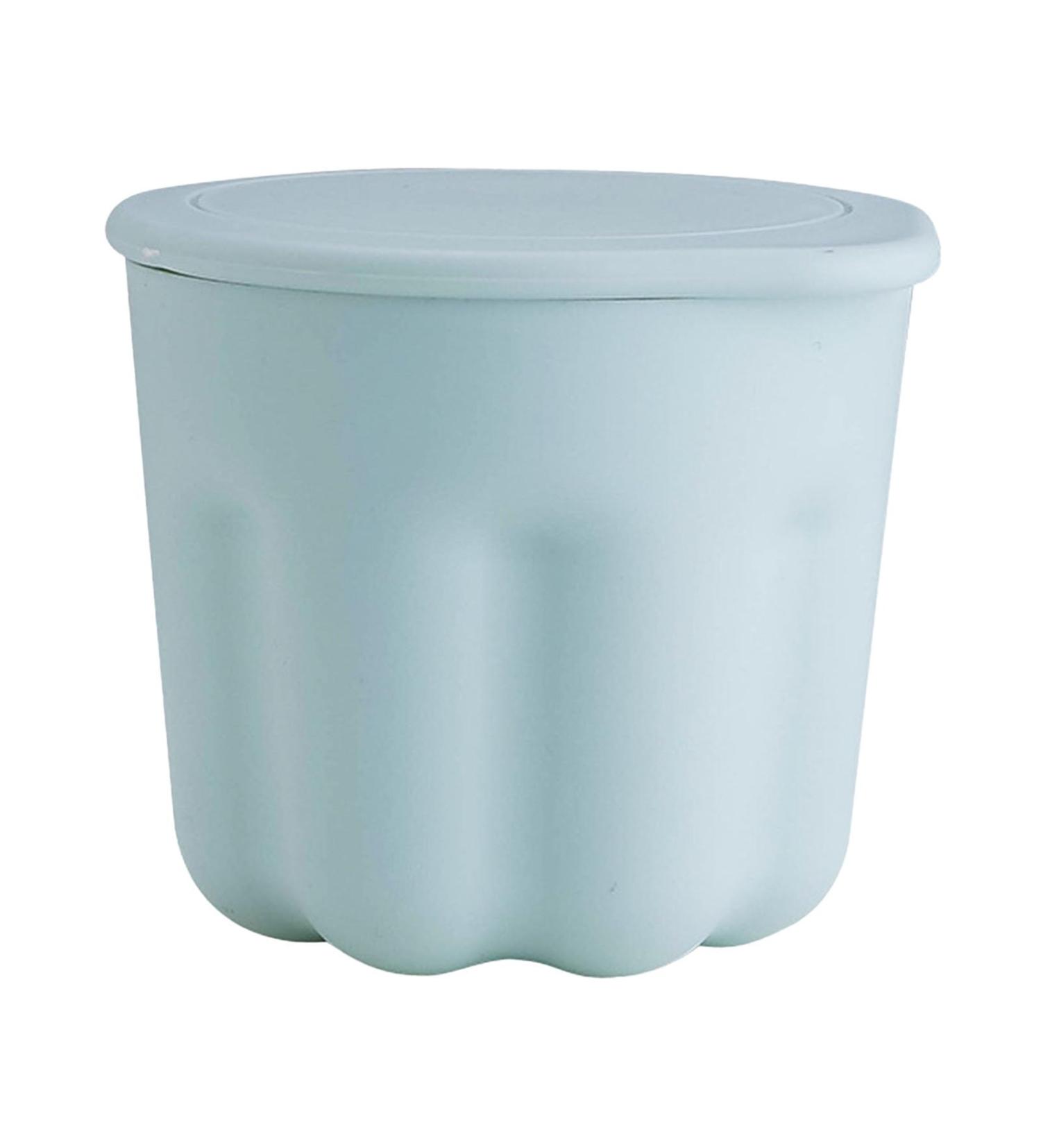 Buy Multi-Functional Makeup Brush Cleaner Cup - Safe PP TPR Cleaning Bowl with Drying Rack (Blue) for Effective Brush Care & Hygiene - Buy Online on GoSupps.com