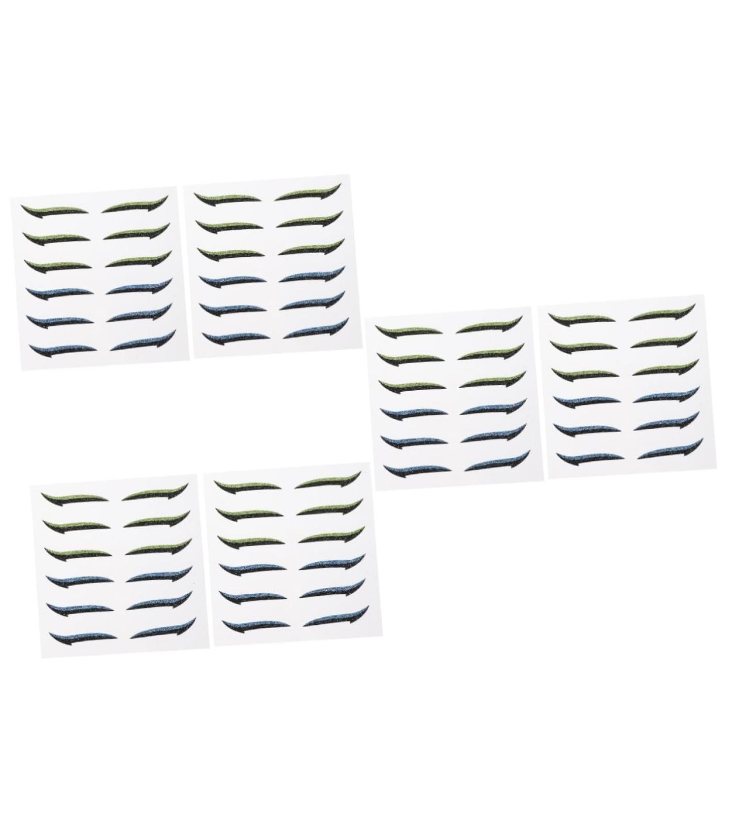 Beavorty 36 Pairs Glitter Eyeliner Adhesive Eyelid Stickers Reusable Double Eyelid Tapes Miss Adhesive Tape - Buy Online on GoSupps.com