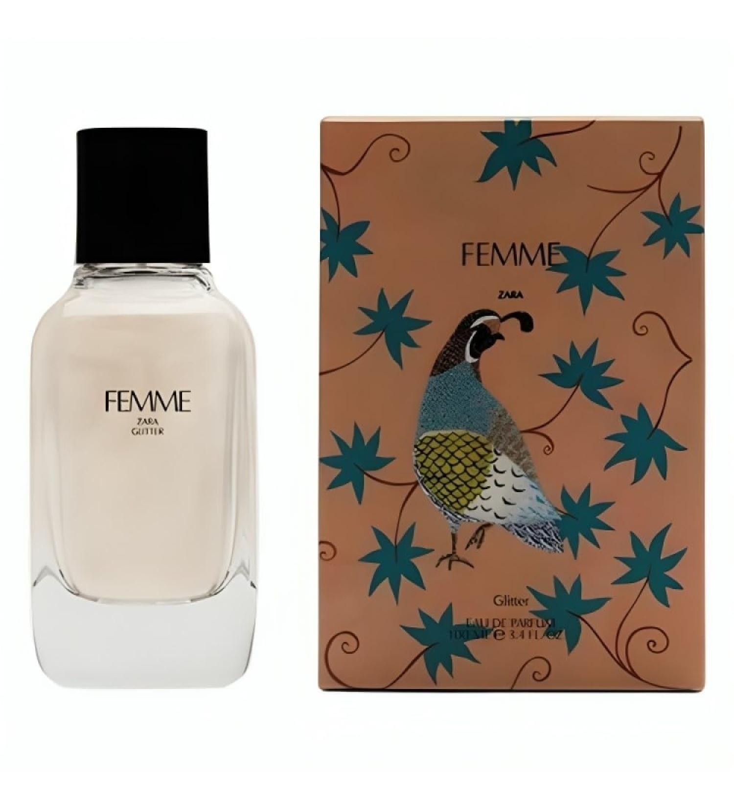 Zara Femme Glitter Perfume for Women EDP Eau De Parfum 100 ML (3.4 FL. OZ) - Buy Online on GoSupps.com