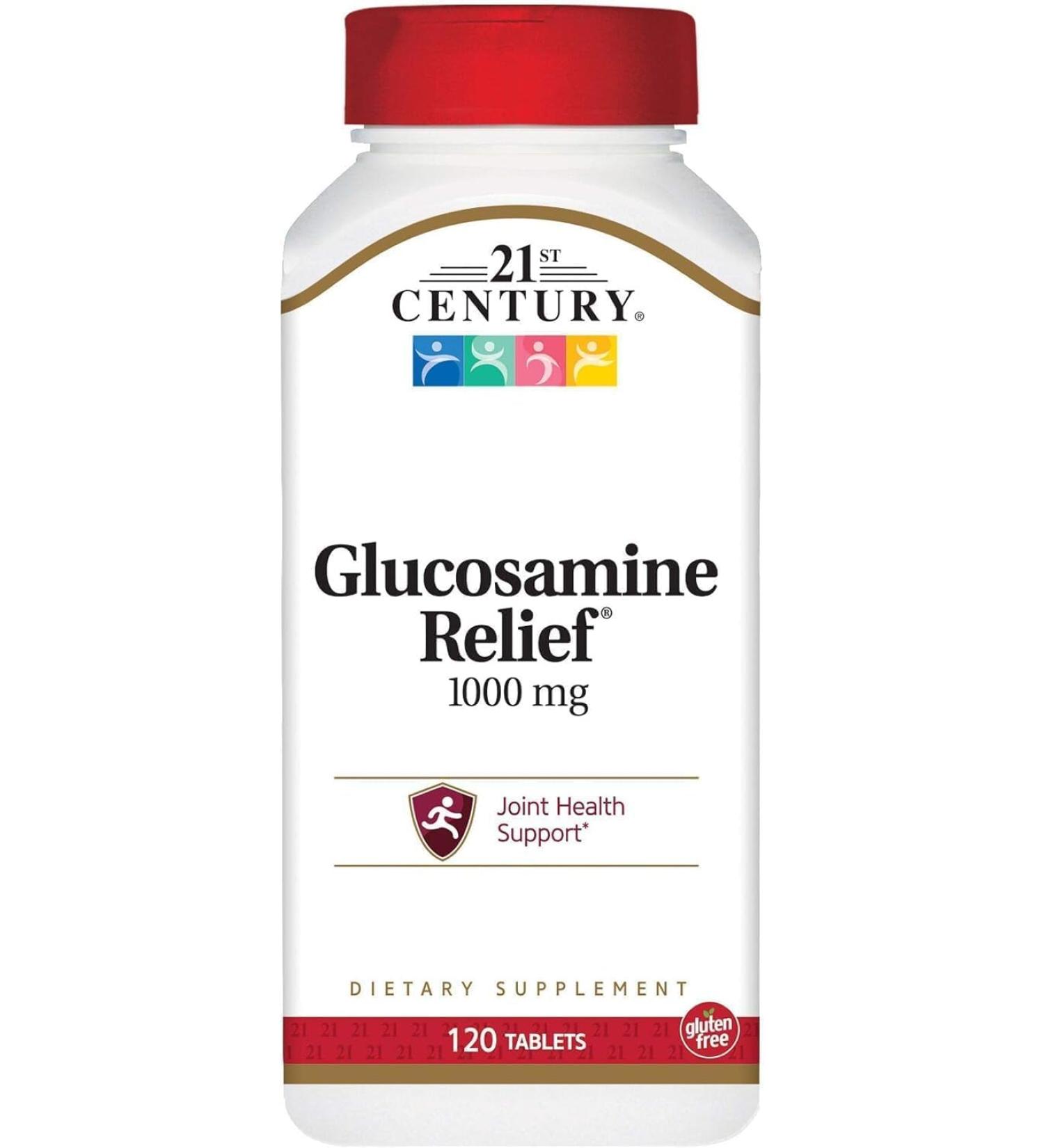 21st Century Glucosamine Relief 1000 mg - 120 Coated Tablets Pack of 2