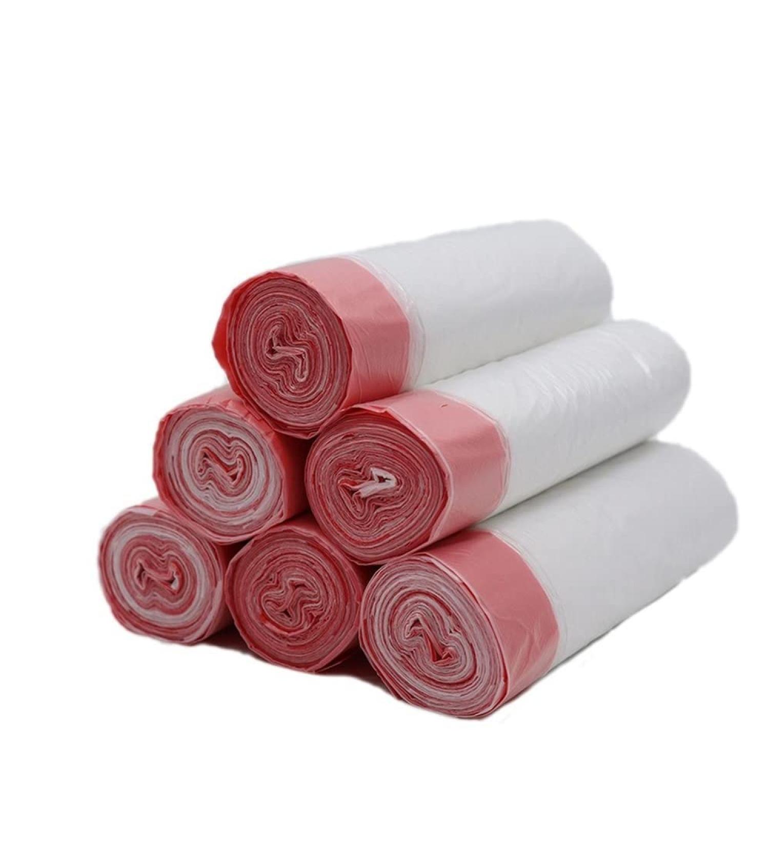 5 L Garbage Bag with Drawstring 45 * 50cm White 120 Bags Garbage Bags 5 liters - Buy Online on GoSupps.com