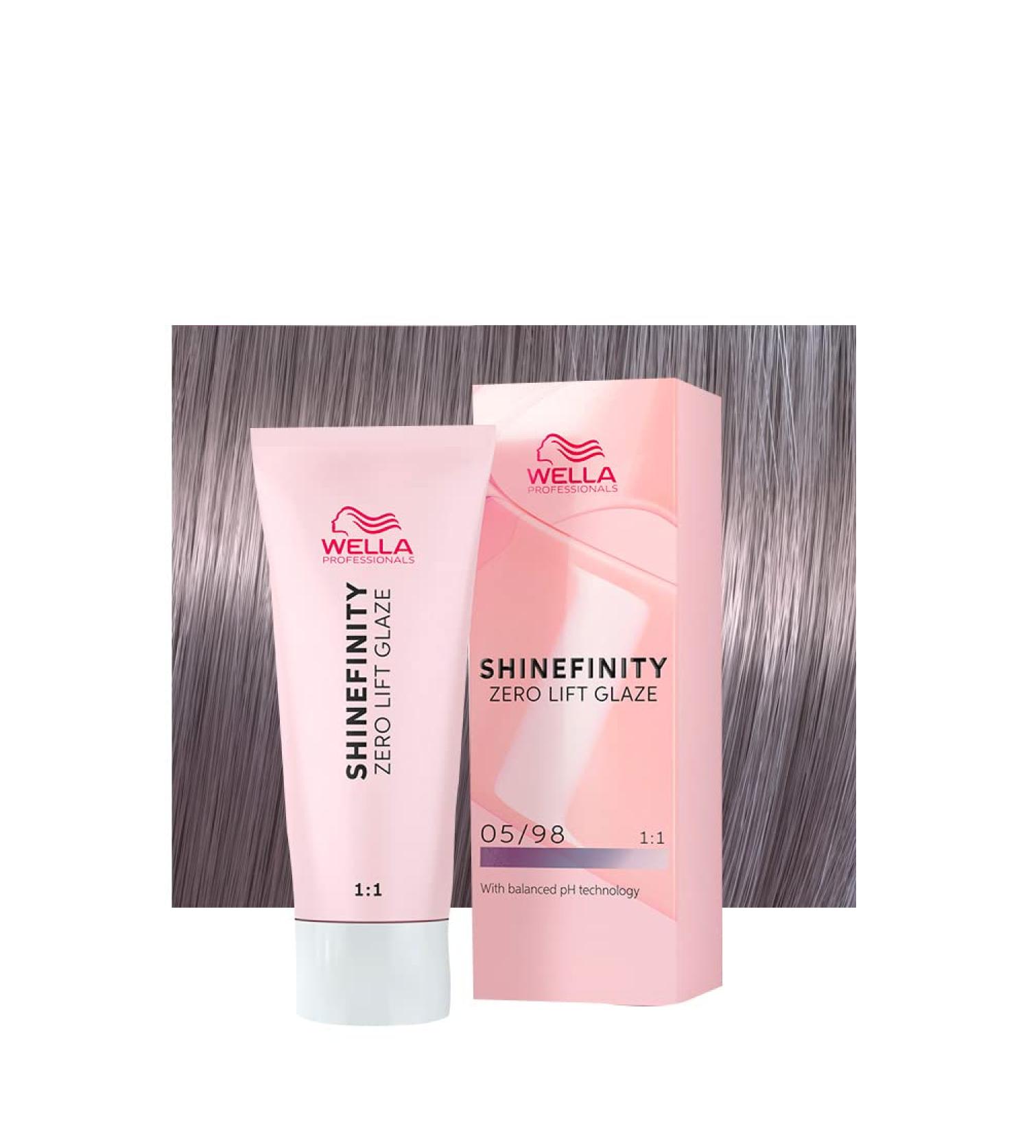 Wella Shinefinity Steel Orchid 05/98 Light Brown Cendré Pearl 60ml - demi-permanent coloring