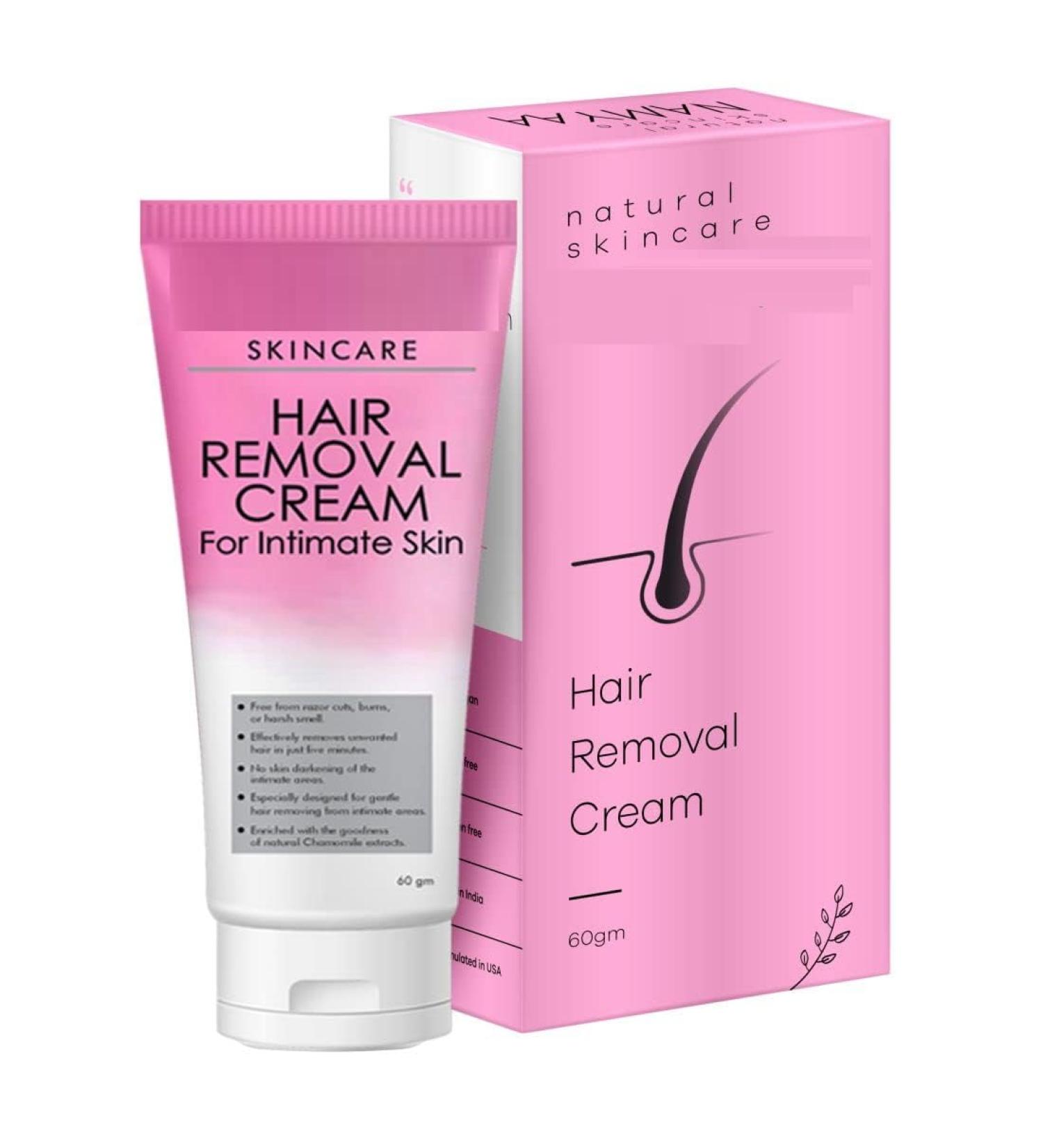 Hair Removal Cream for Intimate Skin women 60gm with After Wax Soothing Serum with Vitamin C 30gm - Buy Online on GoSupps.com