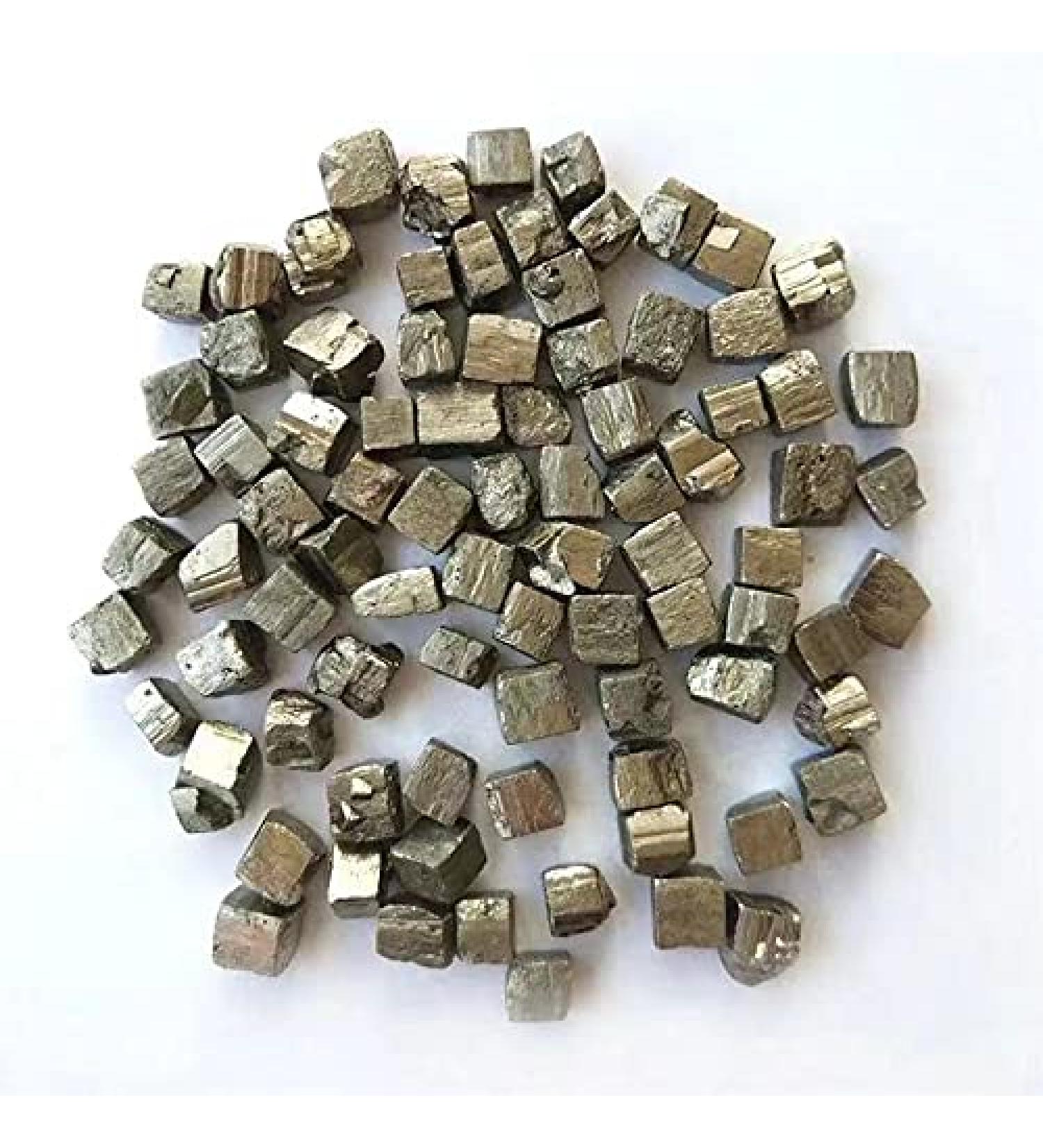 200g Natural Quartz Tumbled Copper Pyrites Crystal Stones Natural Luster - Buy Online on GoSupps.com