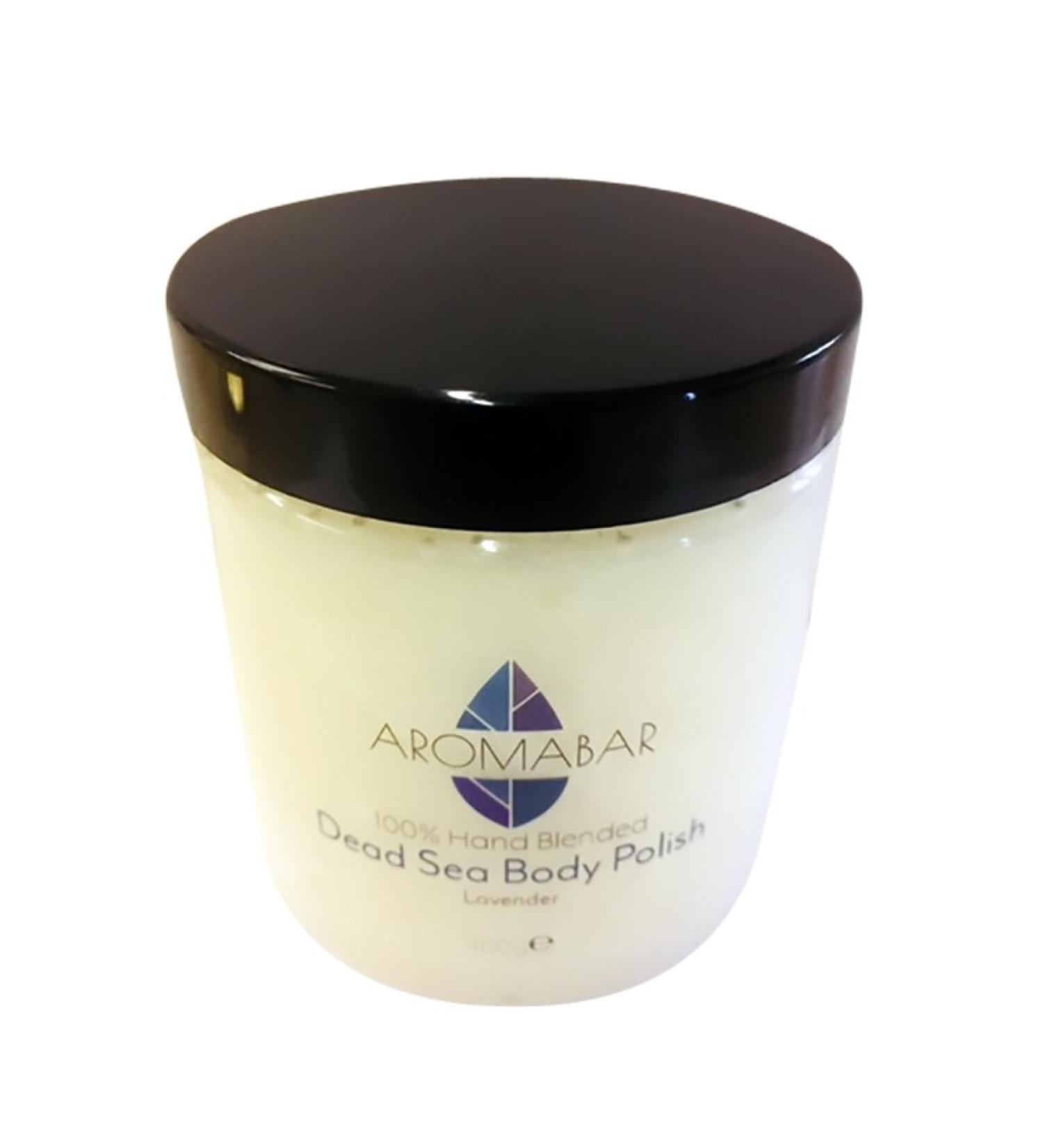 Dead Sea Salt & Coconut Oil Body Polish Scrub 400g with Lavender