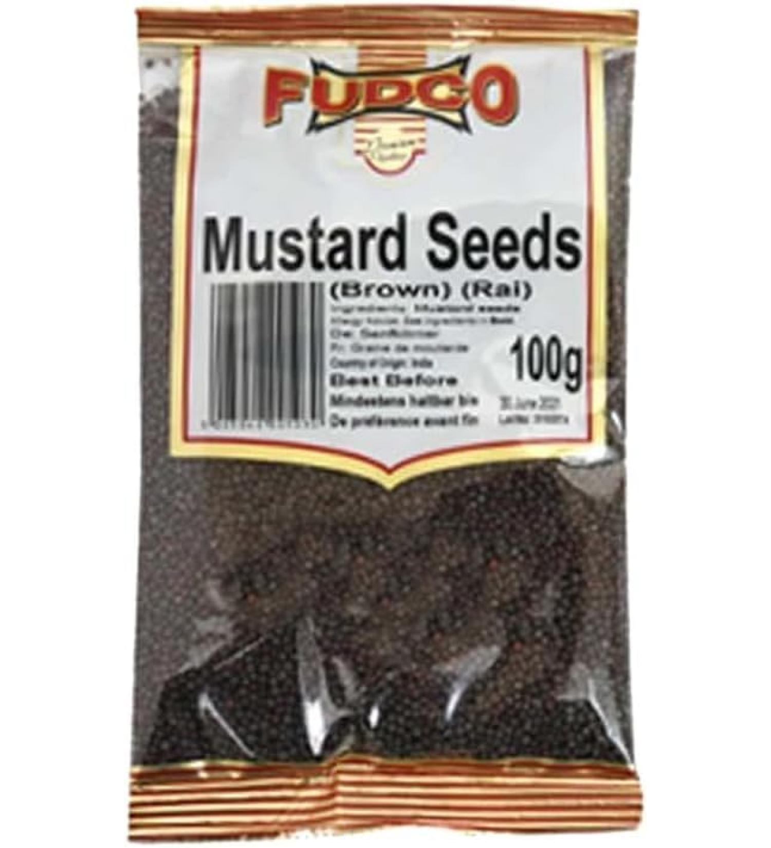 Seelans Fudco | Brown Mustard Seeds 100G |No artificial colours or additives | Indian Origin - Buy Online on GoSupps.com