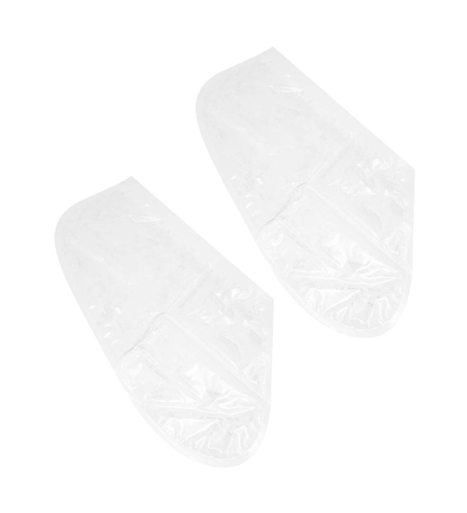 FRCOLOR 2 Pairs Footsticker Foot Mask Foot Care Masks Toe Dividers for Nail Polish Feet Nourishing Exfoliation Masks for Foot Useful Foot Masks Foot Peel Masks Abs White Sock White medium - Buy Online on GoSupps.com