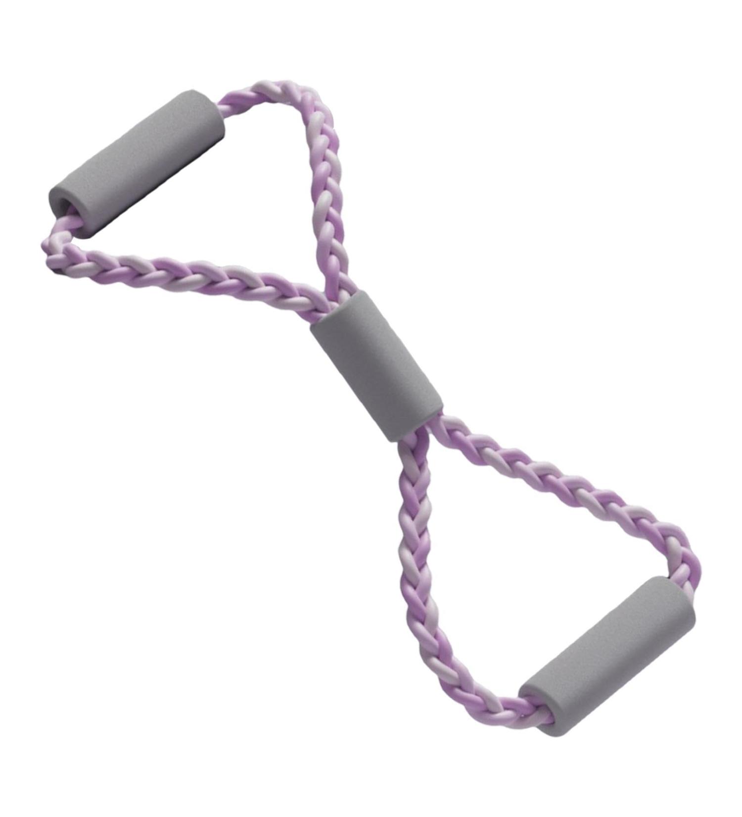 Resistance Bands for Arms Resistance Arm Exercise Bands Figure 8 | Elastic Arm Workout Bands with Padded Handles Shoulder Exercise Equipment for Yoga Gym - Buy Online on GoSupps.com