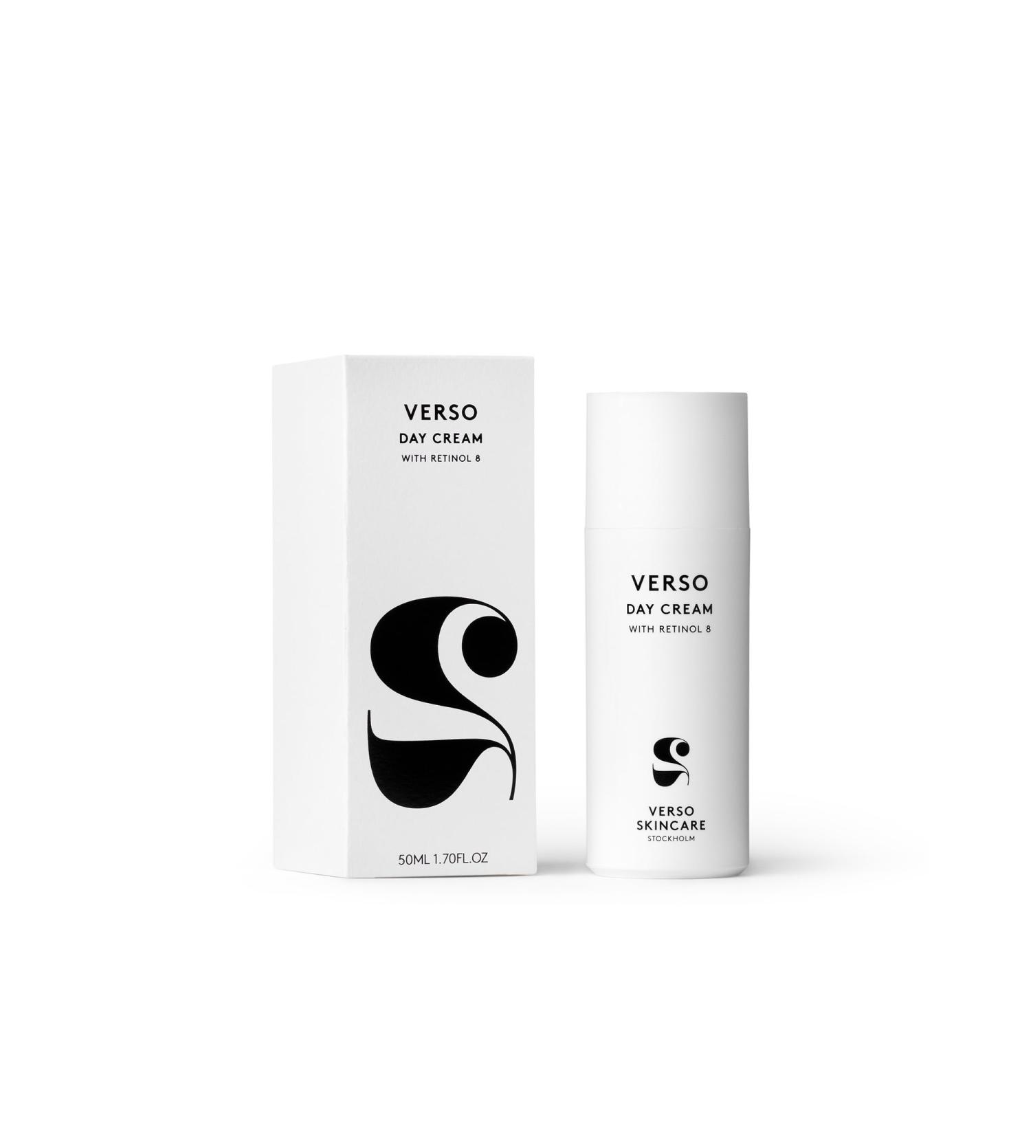 Verso Skincare Day Cream with Retinol 8 | Hydrating SPF 15 Face Cream for Youthful Skin | International Shipping Available - Buy Online on GoSupps.com