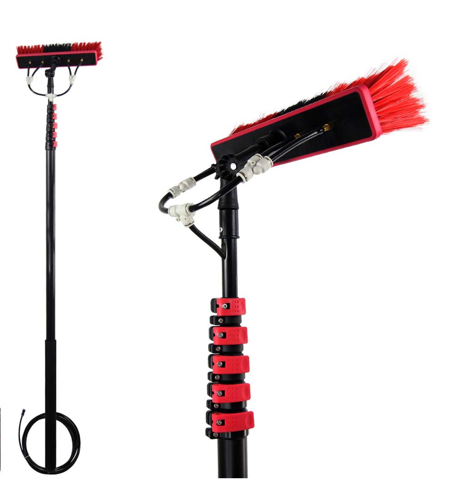 Water-Bearing Telescopic Rod Window Cleaning Rod 3.6-11M Water Telescopic Rod Set for Cleaning Conservatory photovoltaic Solar and Windows 30FT/9M - Buy Online on GoSupps.com