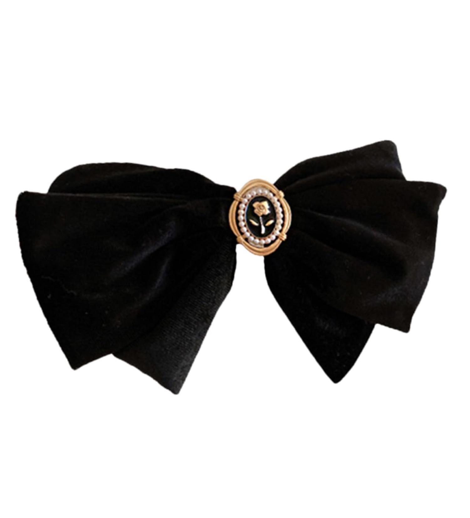 minkissy Bowknot Pearl Hair Women Hairpin Bow Hair Flower Hair Clips for Women Hair Clips Bows Pearl Hair Clips Hair Bows for Women Girls Barrettes Spring Clip Cloth Fashion Woman - Buy Online on GoSupps.com