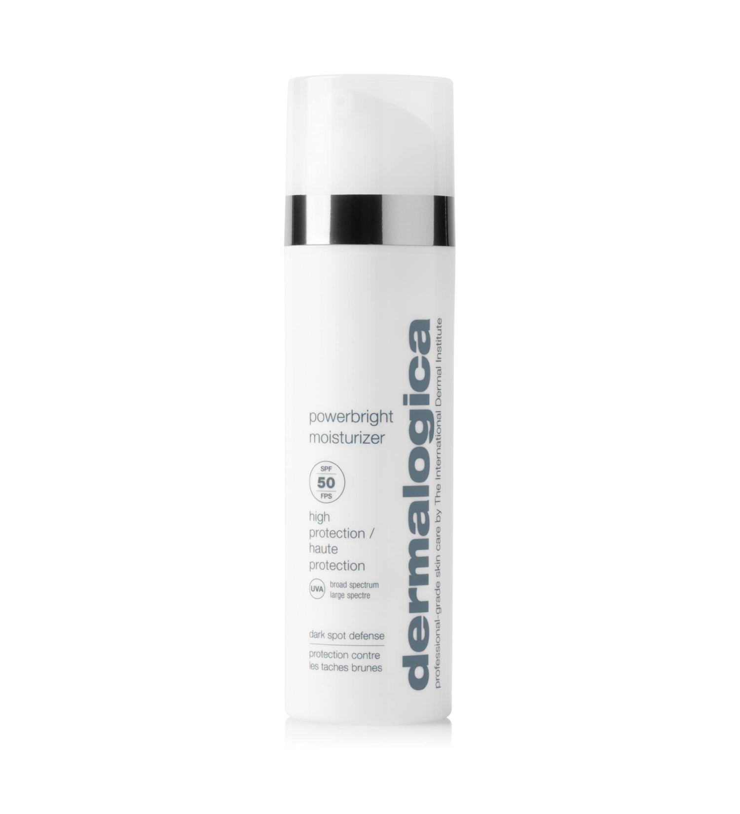 Dermalogica Powerbright Moisturizer SPF 50 | Dark Spot Defense with Niacinamide & Hyaluronic Acid | 1.7 Fl Oz - Buy Online on GoSupps.com