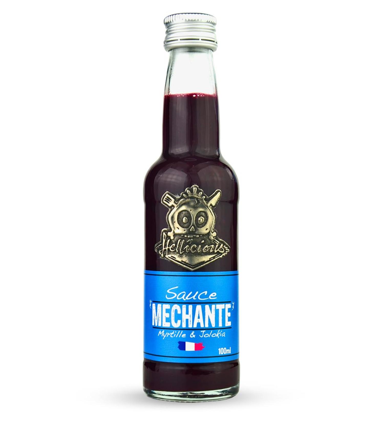 Wicked Blueberry Hellicious Sauce - Natural Hot Sauce Made in France - Extreme Sauce 240 000 on the Scoville Scale - Buy Online on GoSupps.com