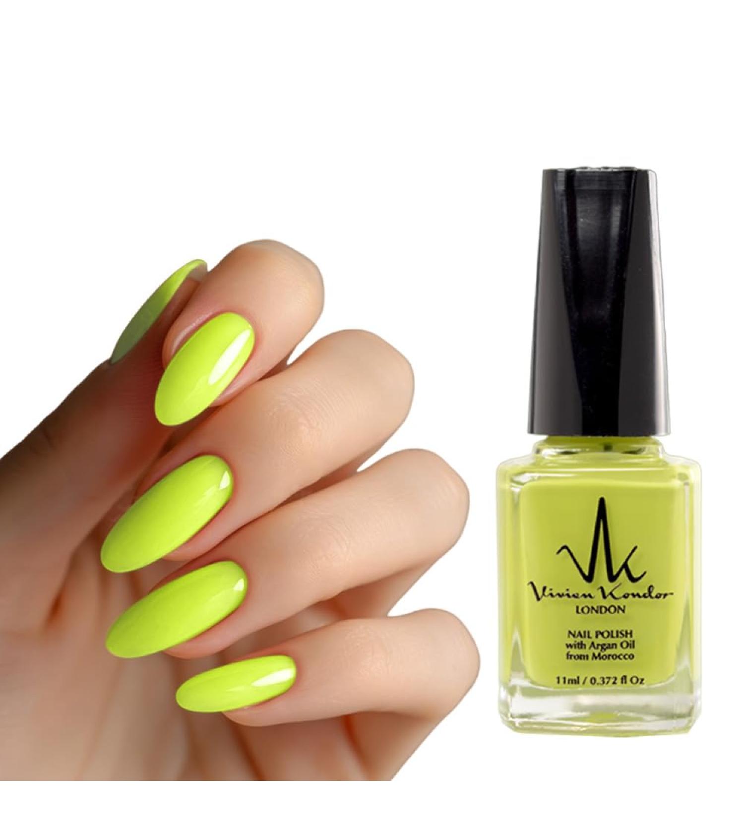 Vivien Kondor Argan Care Nail Polish - Cl34 Lime Green 11ml | Buy Internationally - Buy Online on GoSupps.com