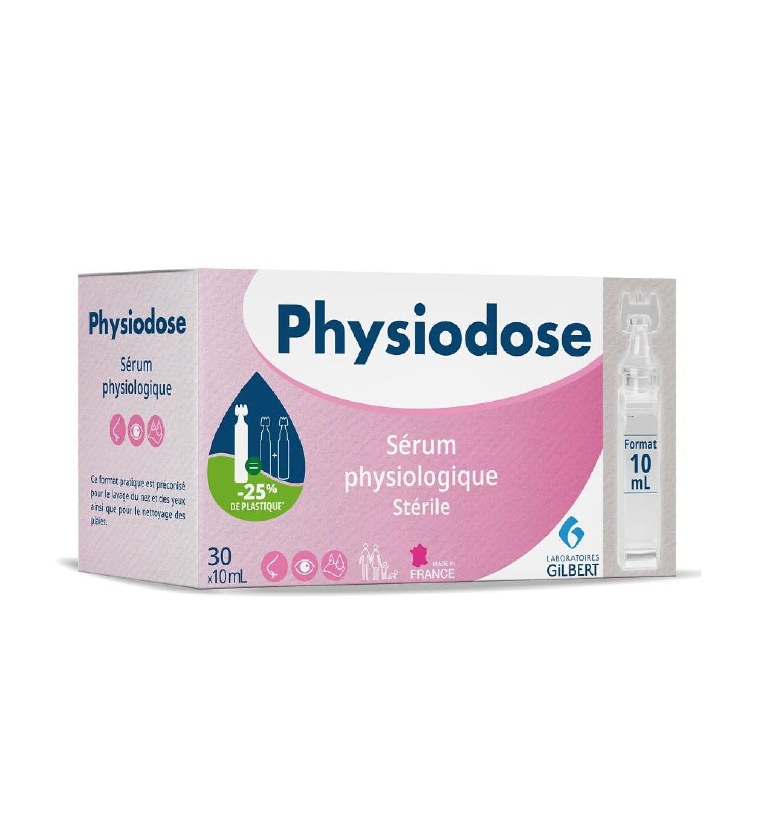 GILBERT HEALTHCARE Gilbert Physiodose Sterile Physiological Serum 30 Single Doses of 10 ml
